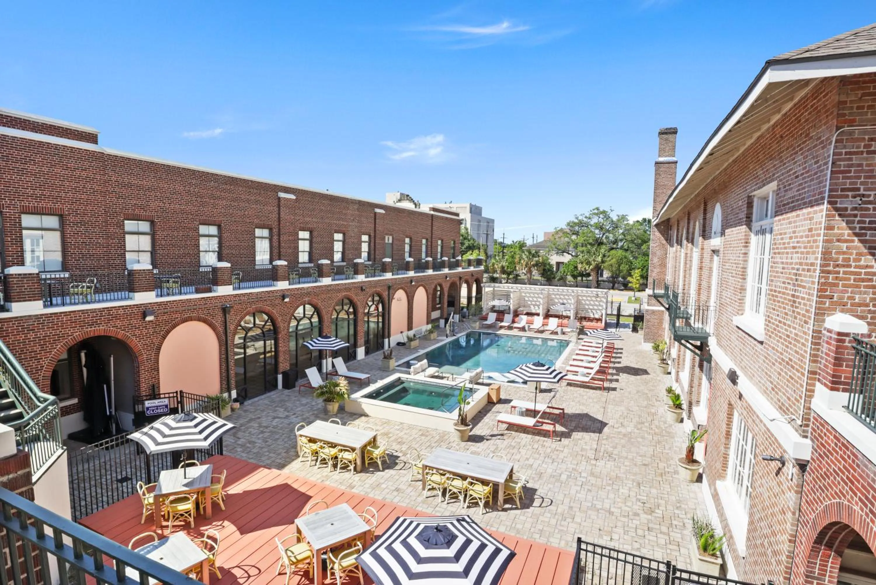 Swimming pool in Bywater Suite Hotel