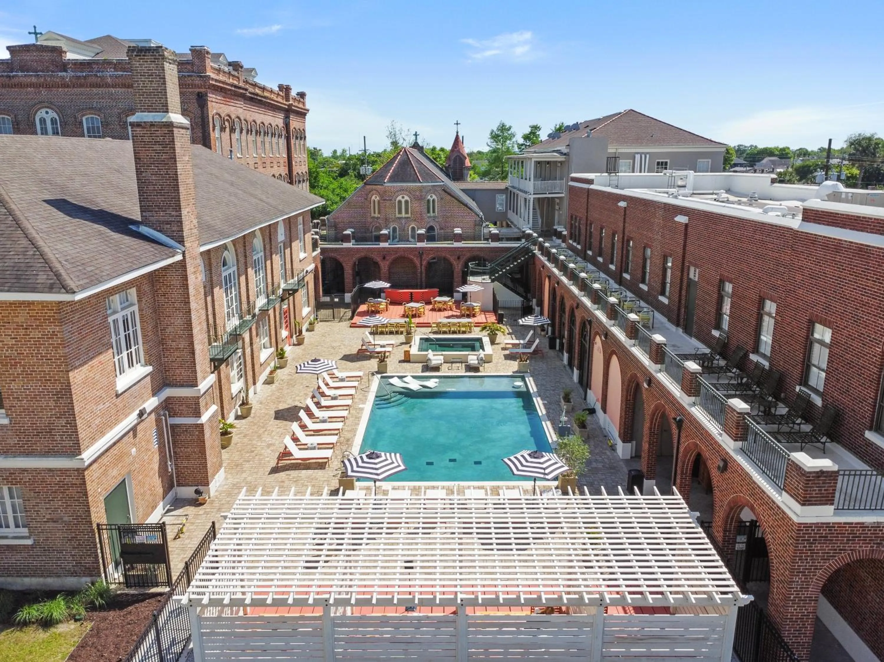 Swimming pool in Bywater Suite Hotel