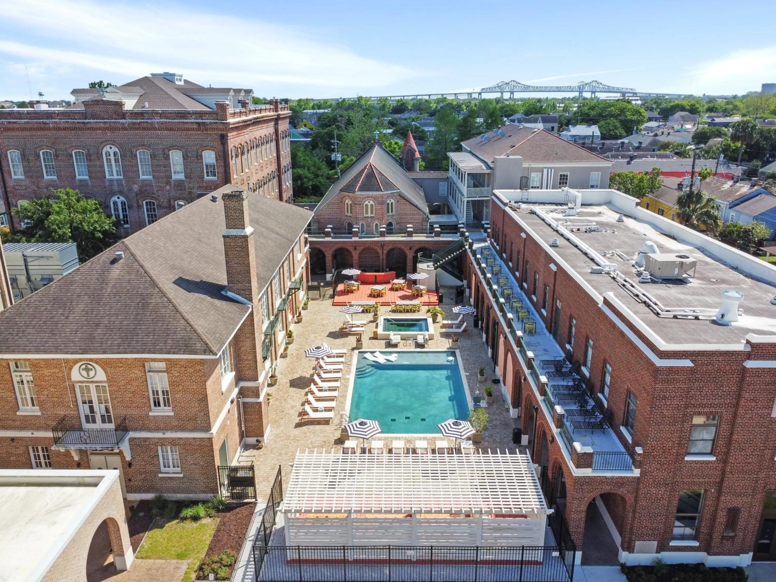 Bird's eye view in Bywater Suite Hotel