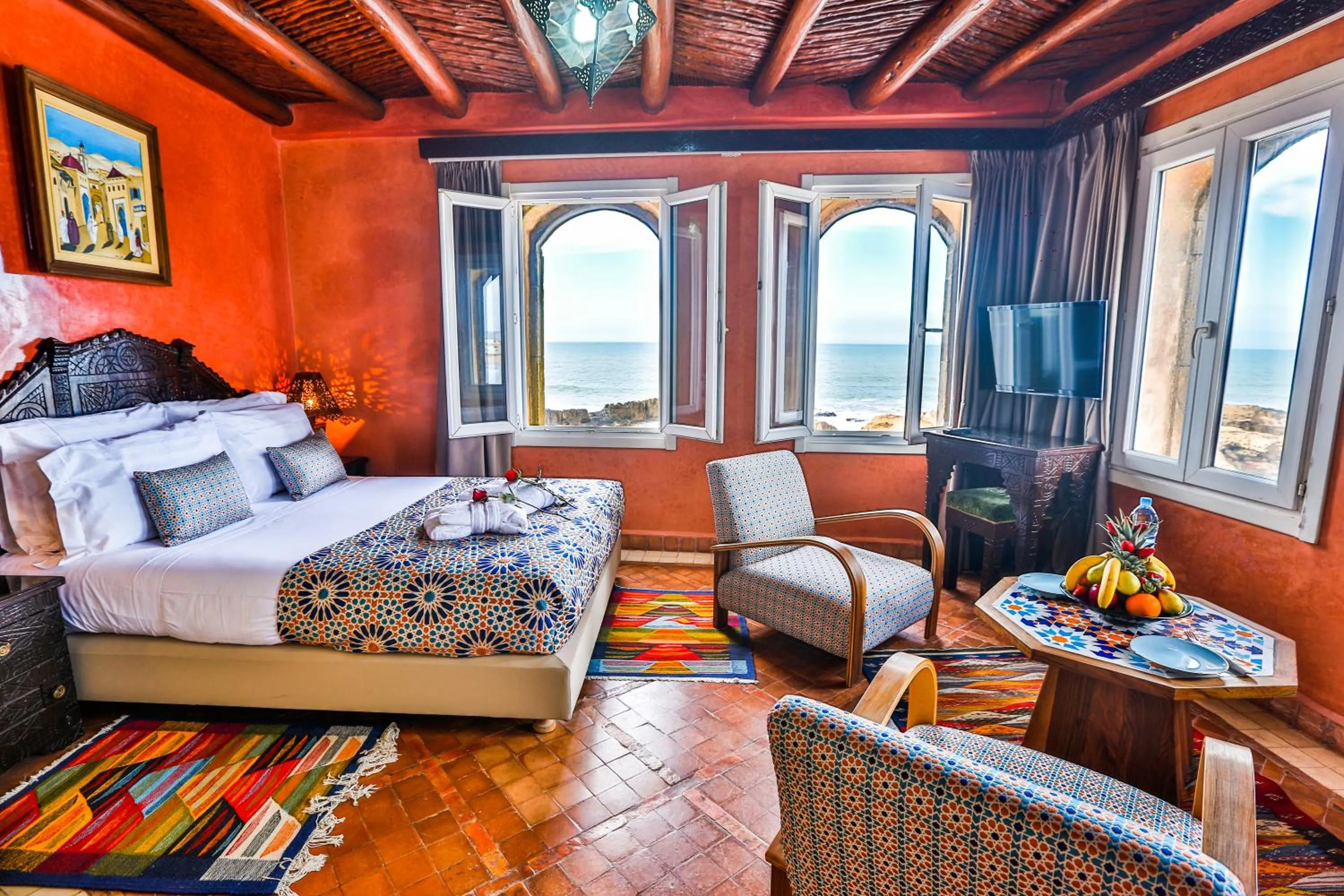 Photo of the whole room, Bed in Riad Mimouna