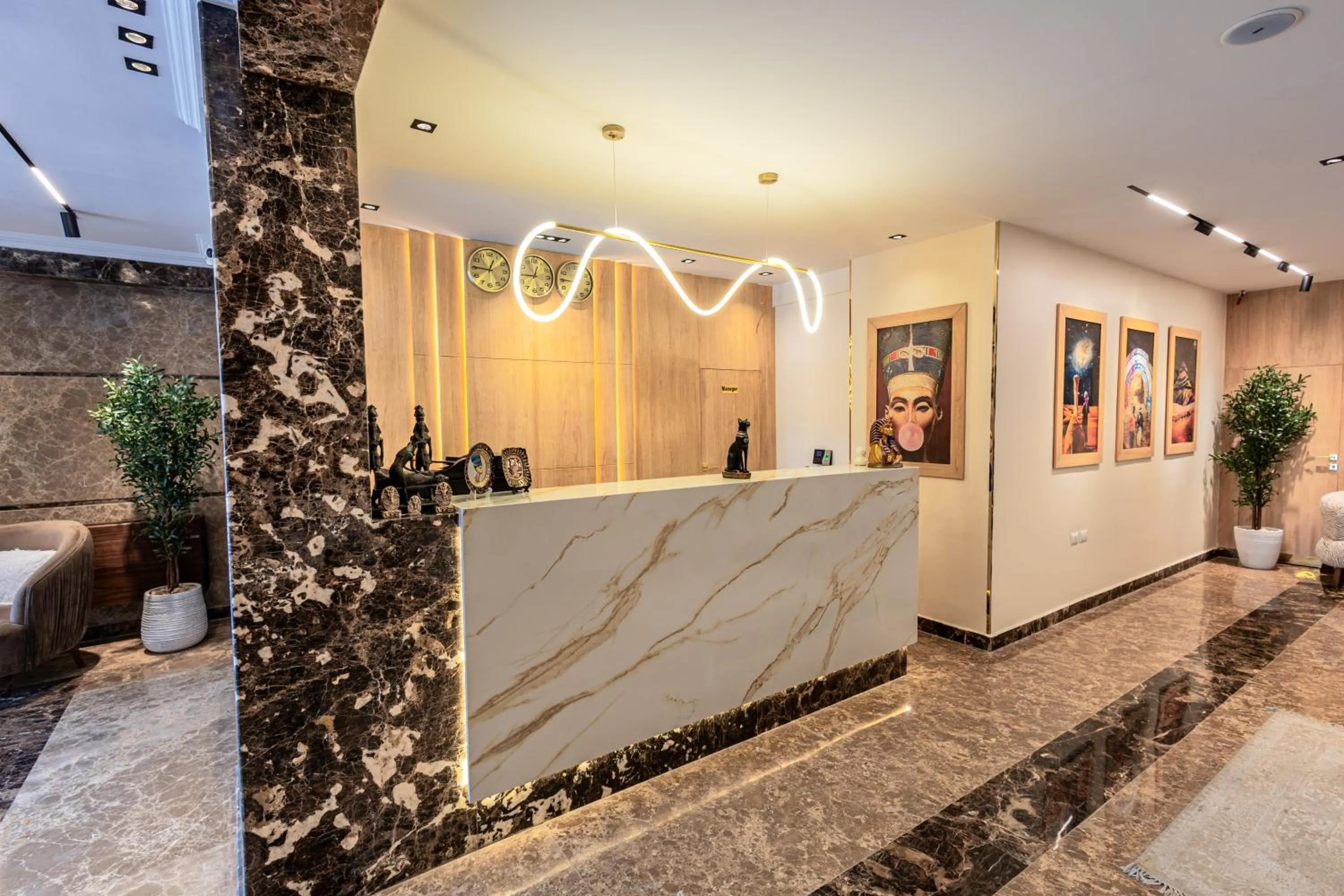 Lobby or reception in Pyramids sunrise inn