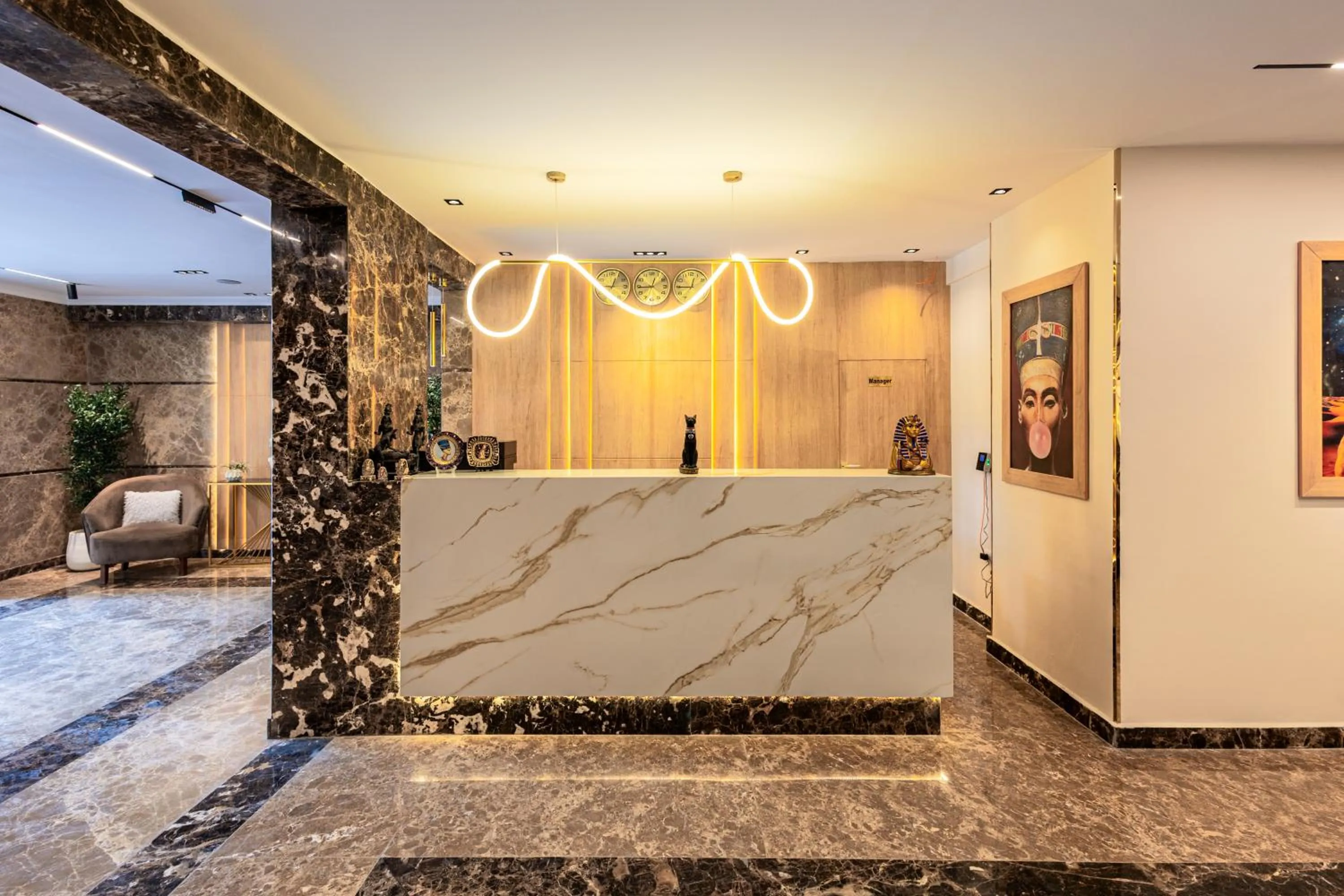 Lobby or reception in Pyramids sunrise inn