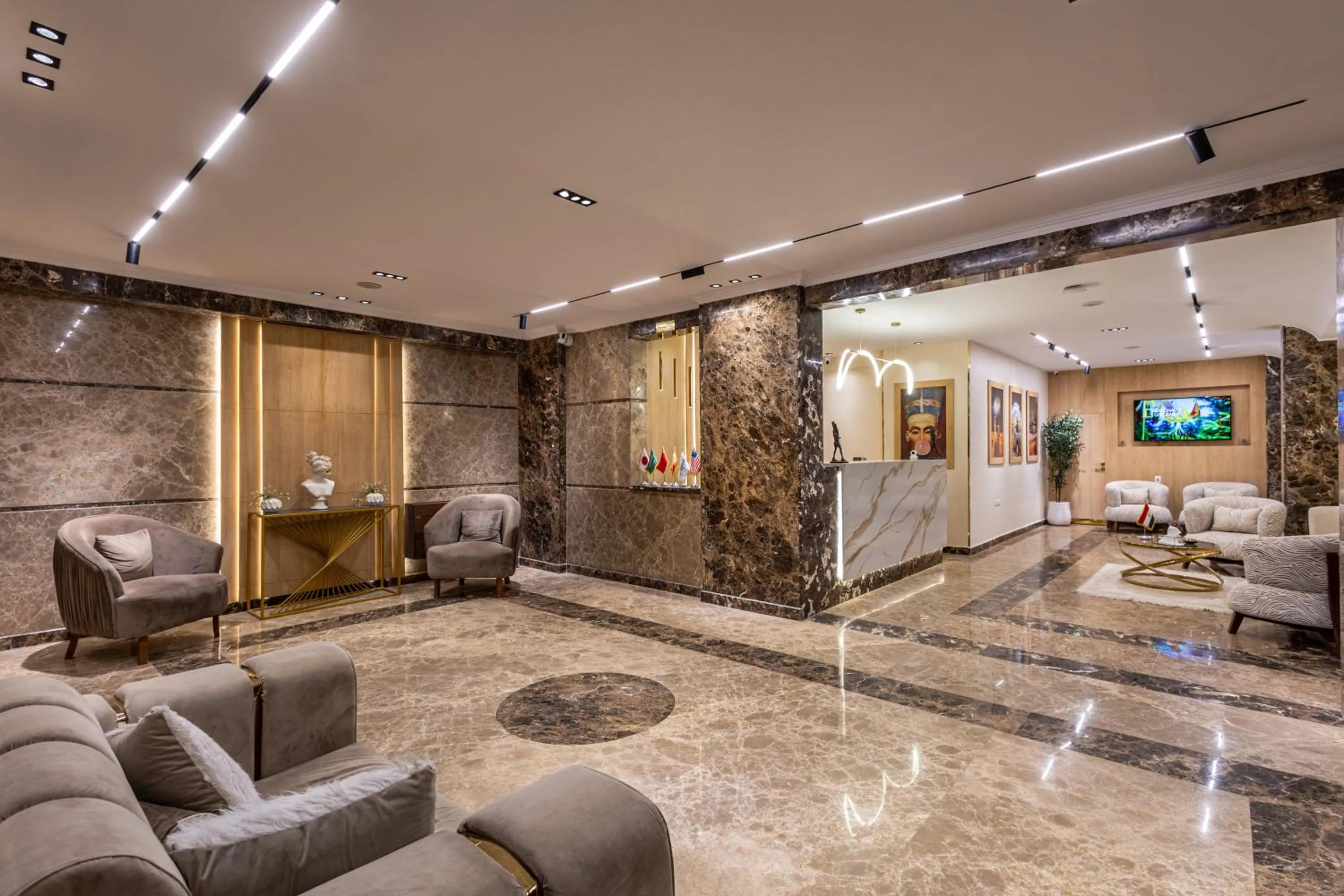 Seating area in Pyramids sunrise inn