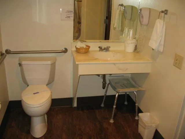 Bathroom in Little Bear Motel