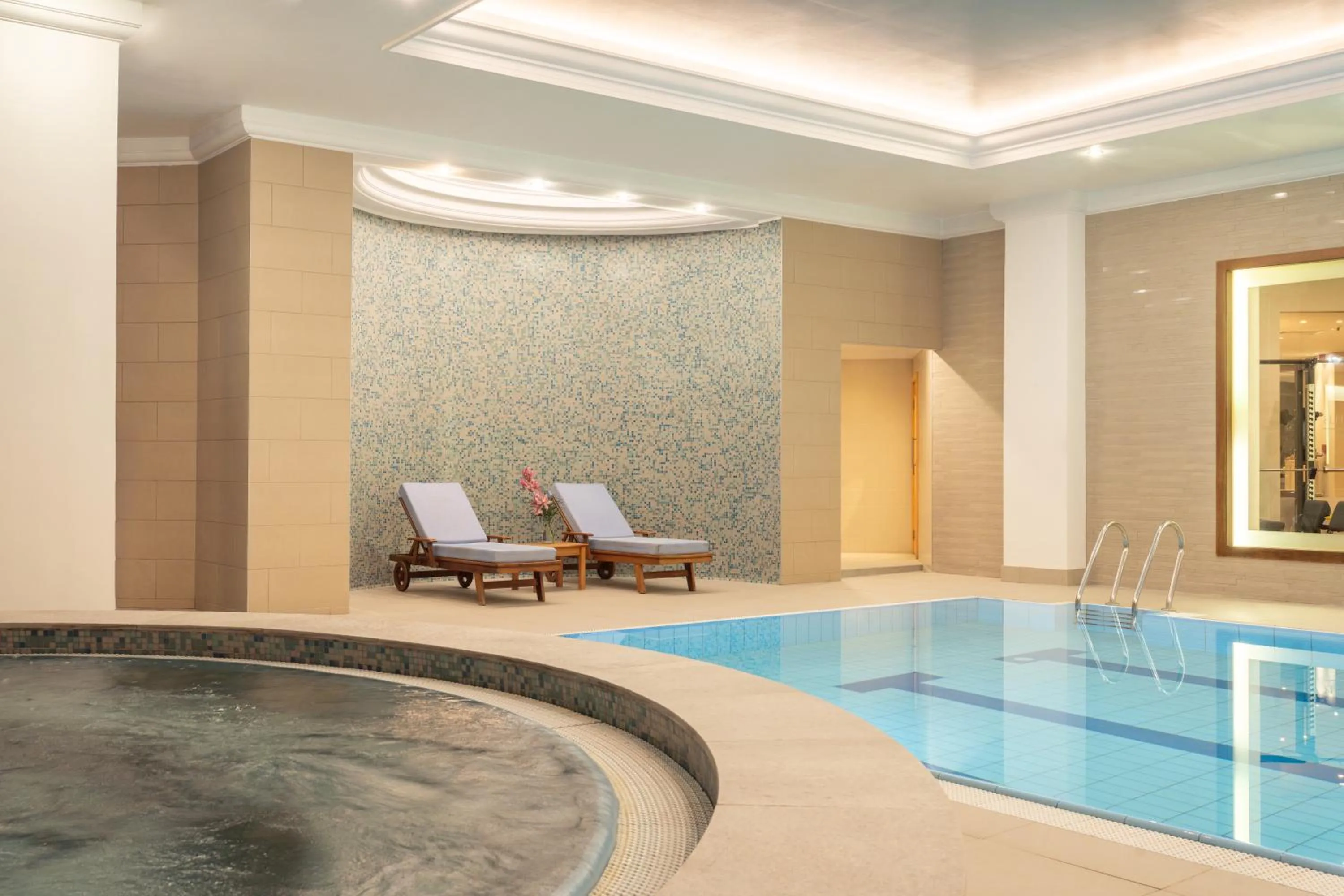 Pool view in Hyatt Regency Belgrade