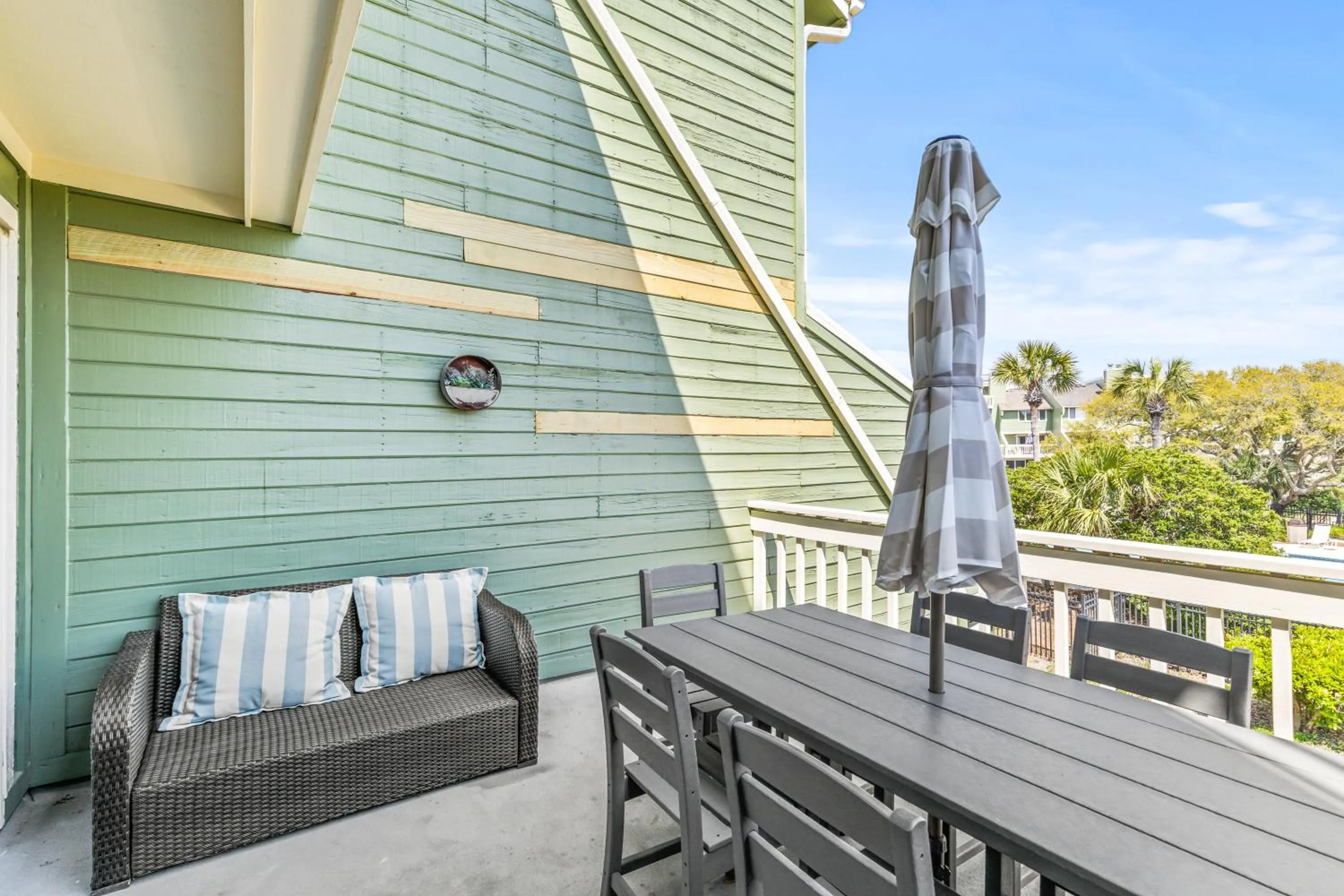 Balcony/Terrace in Mariner's Walk 10F - Charming Oceanview! Two-Story Villa!
