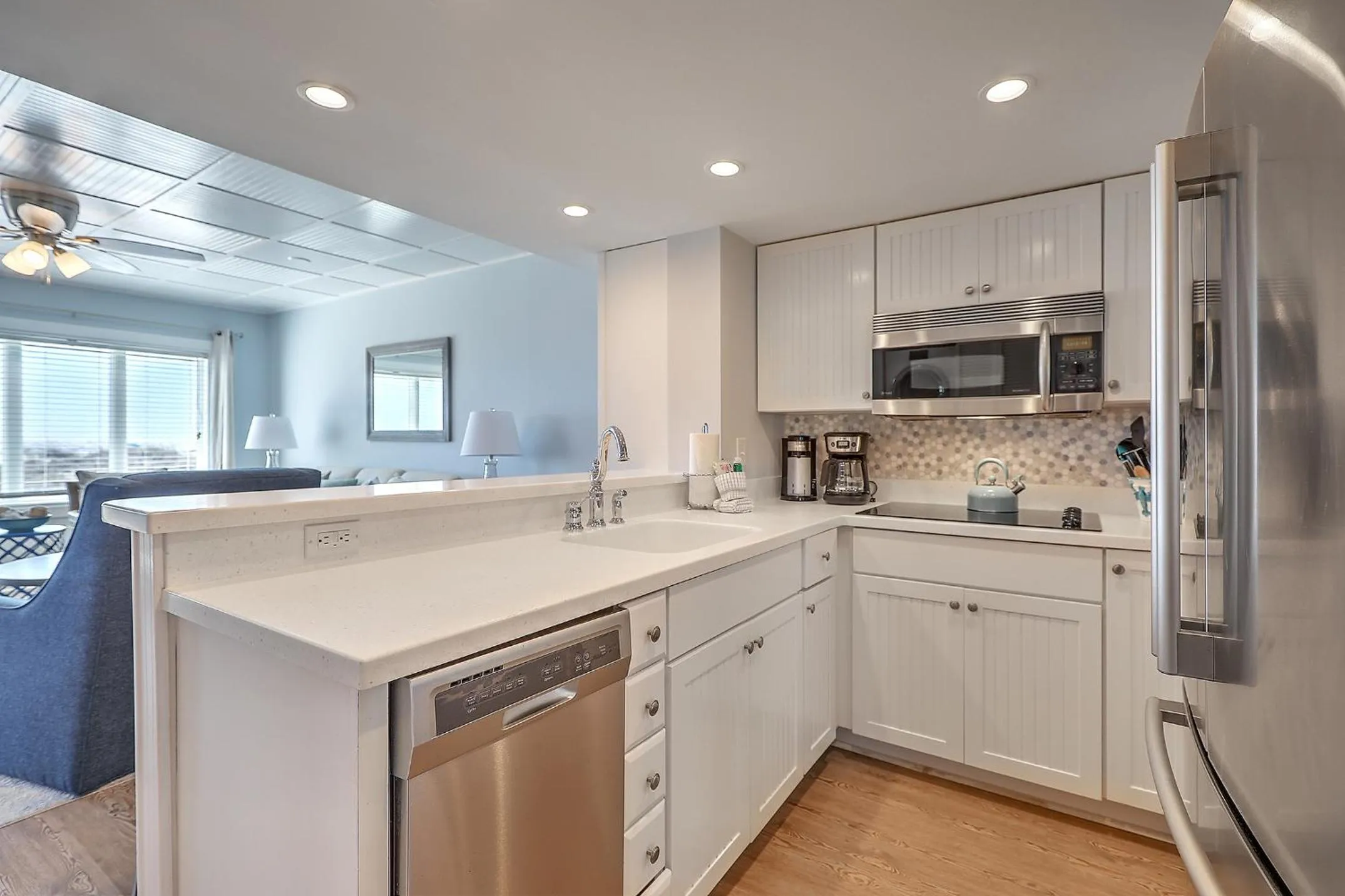 Kitchen or kitchenette in New Listing! Port O' Call B103 - Oceanfront Oasis!