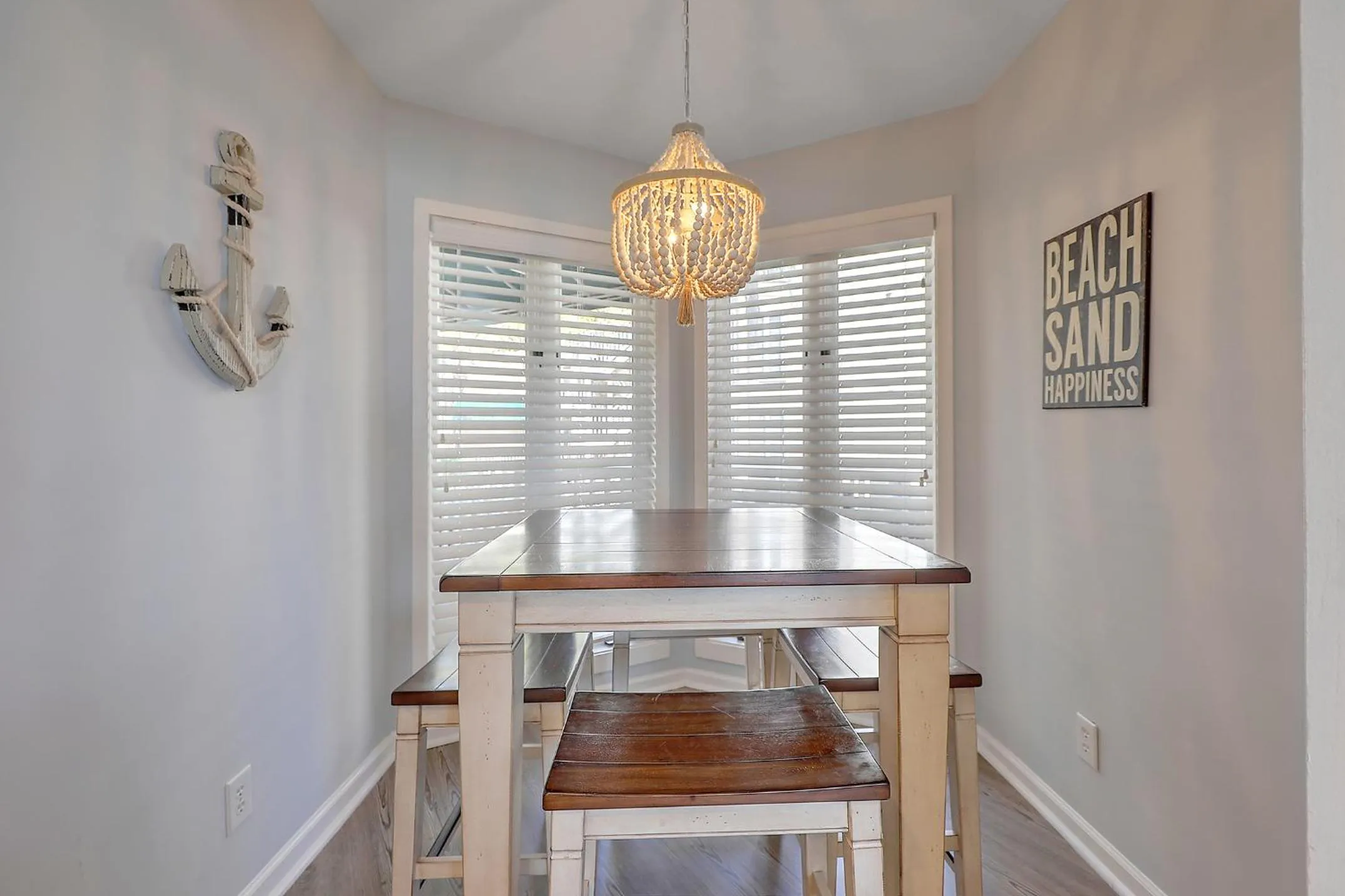 Dining area in New Listing! Port O' Call B103 - Oceanfront Oasis!