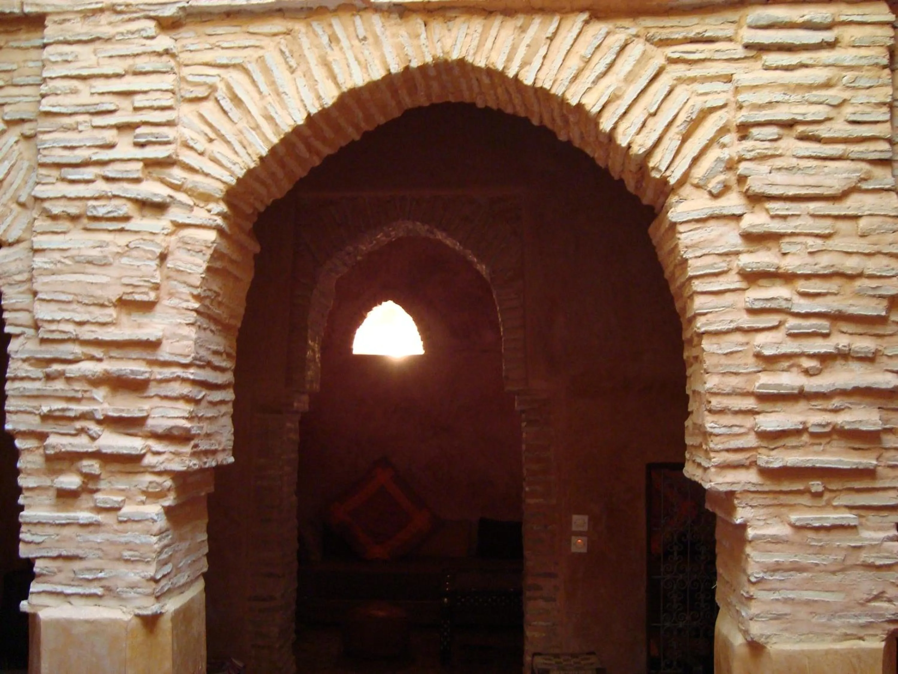 Decorative detail in Riad Felloussia