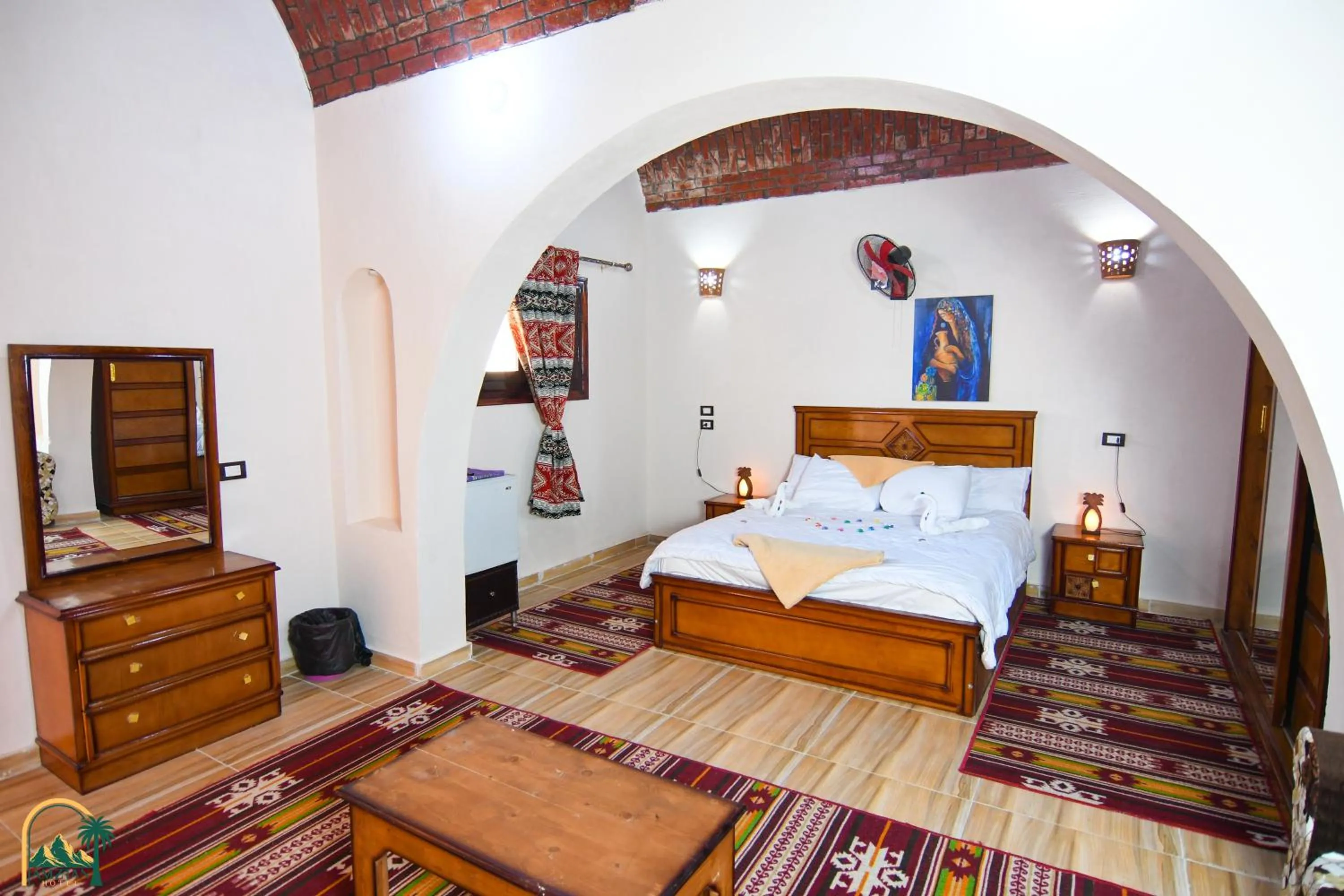 Bedroom, Bed in amzran hotel siwa