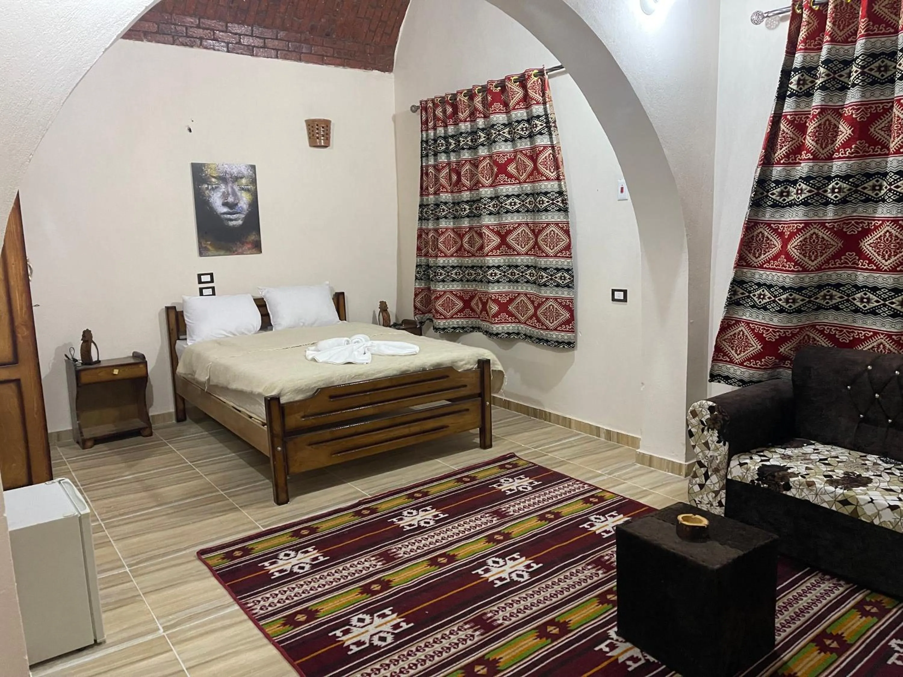 Bed in amzran hotel siwa
