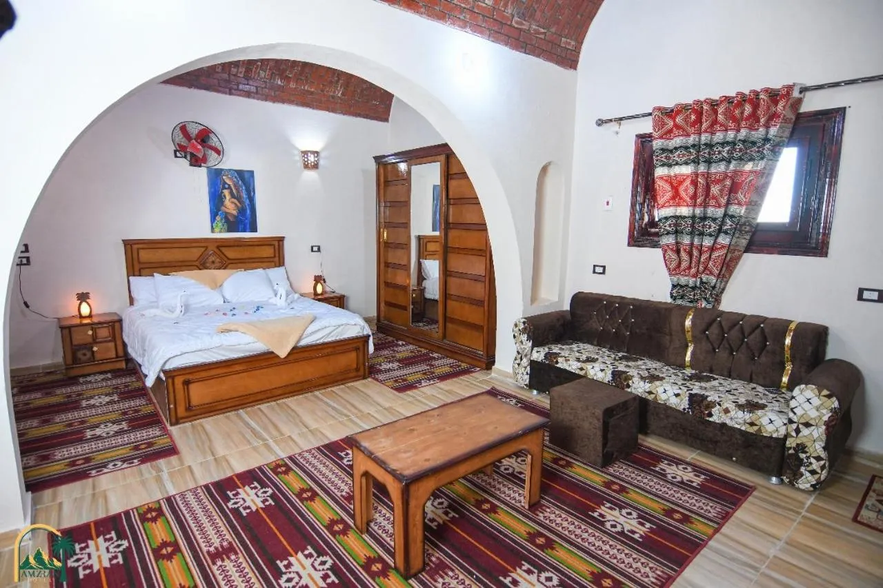 Bed in amzran hotel siwa امزران سيوة