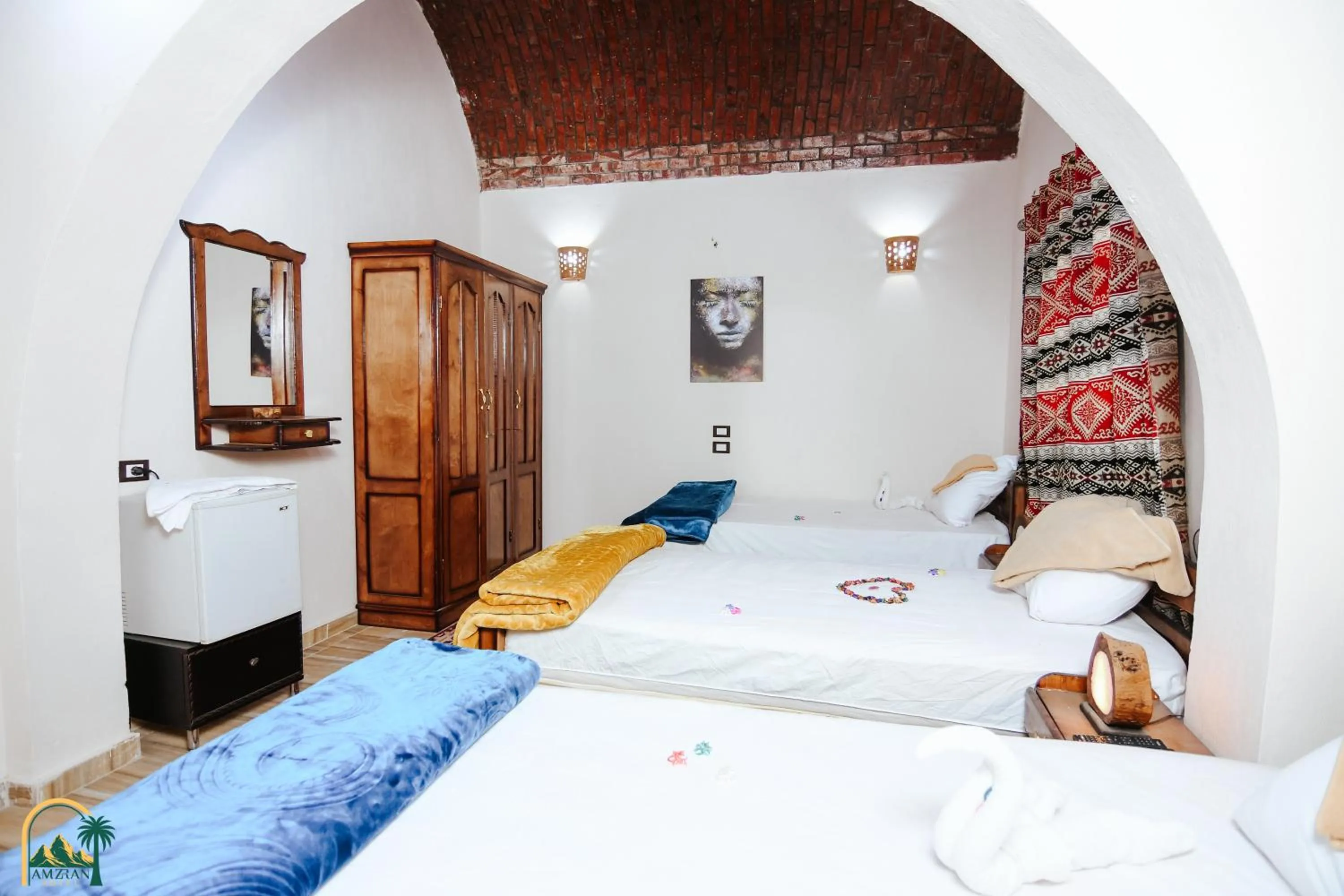 Bedroom, Bed in amzran hotel siwa