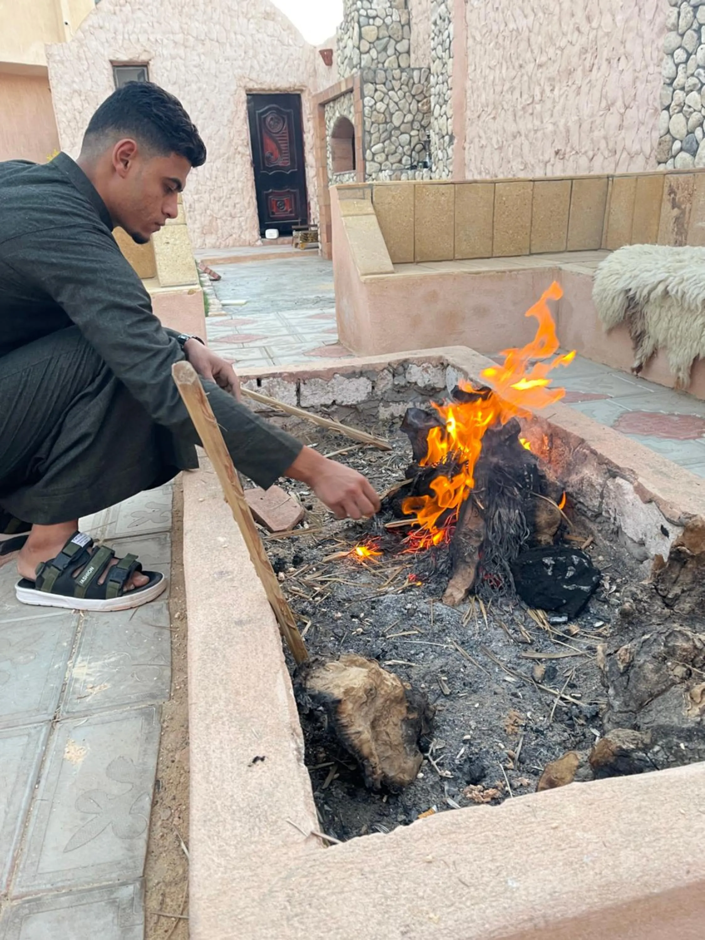 BBQ facilities in amzran hotel siwa
