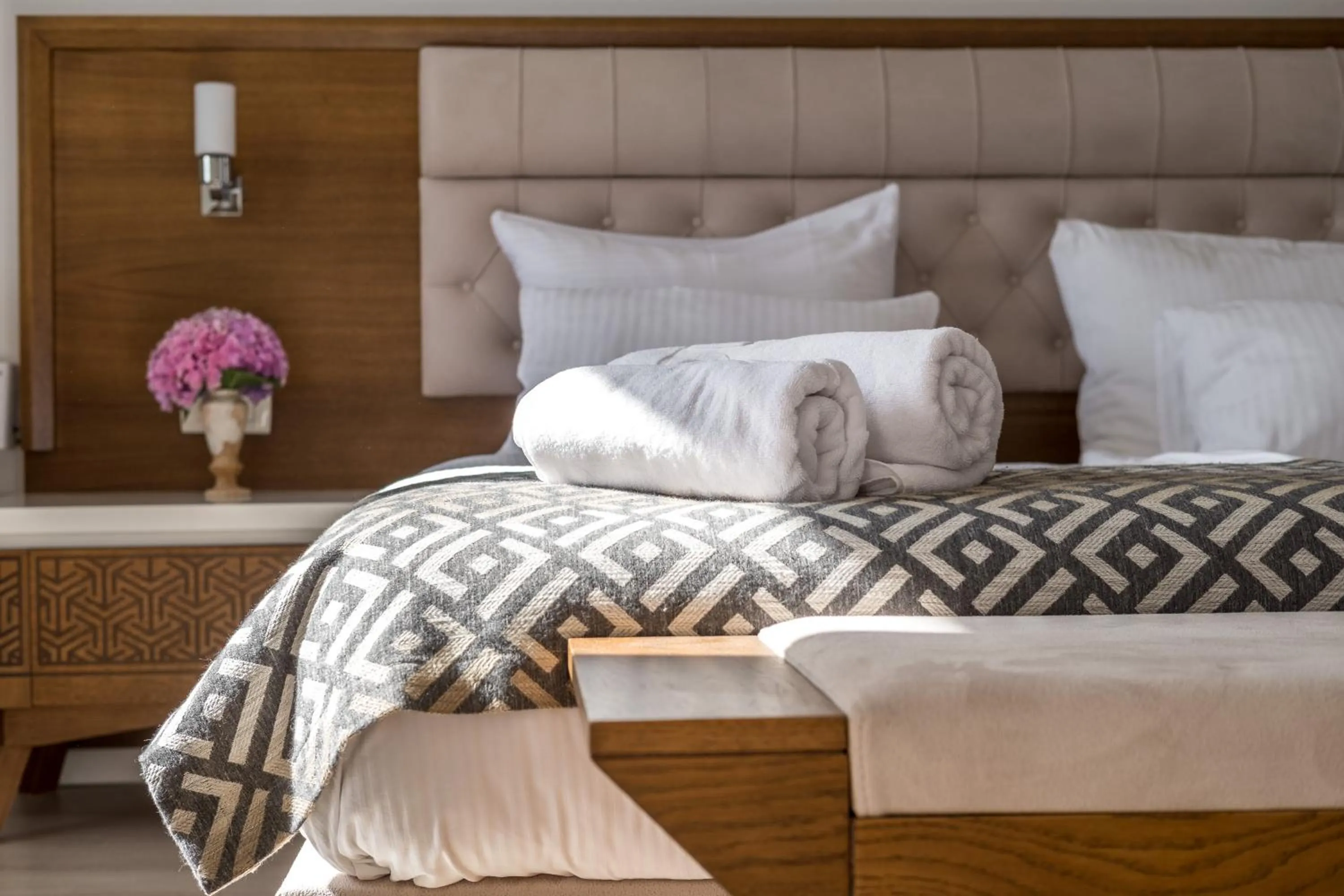 Bed in Hotel Adrović