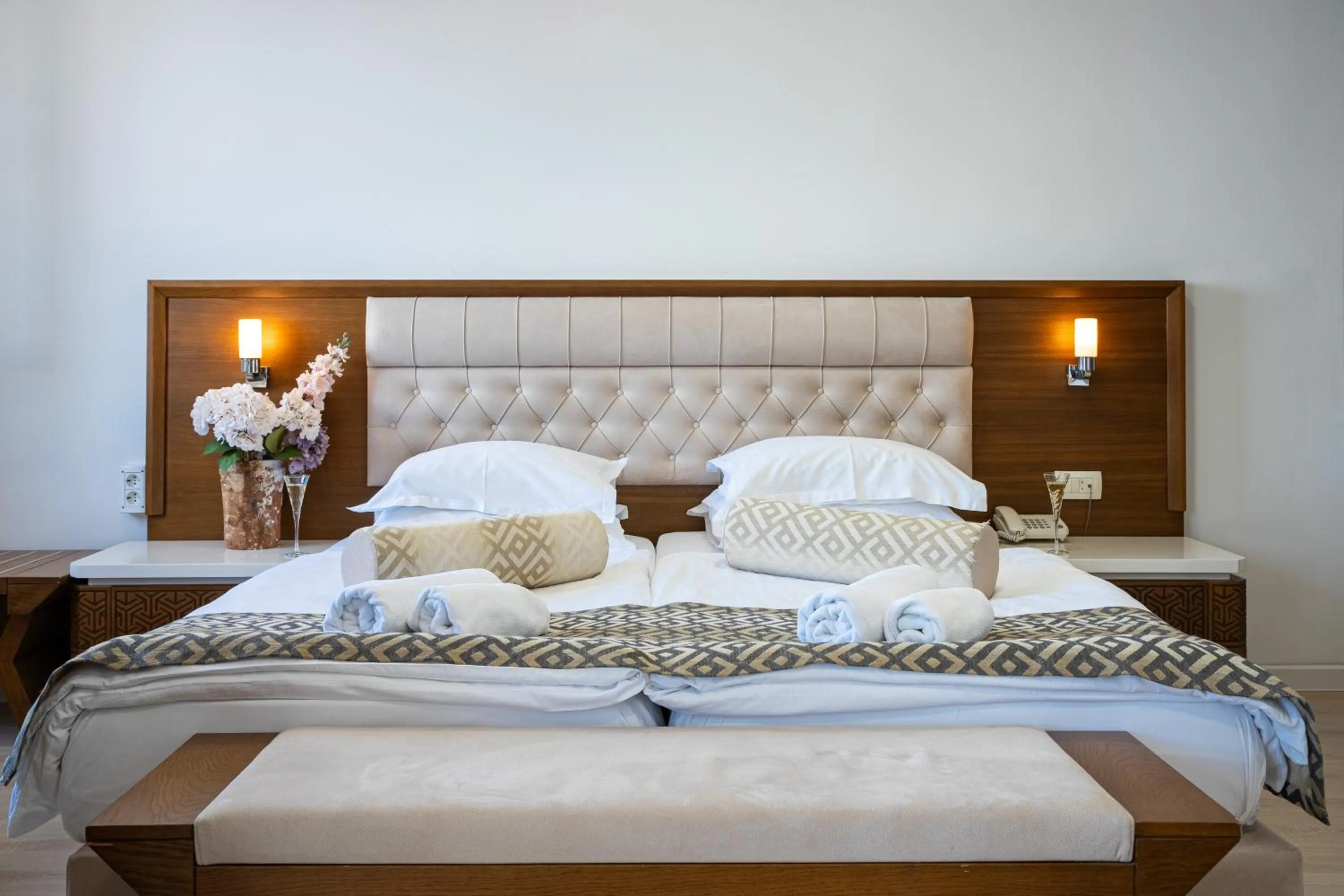 Bed in Hotel Adrović