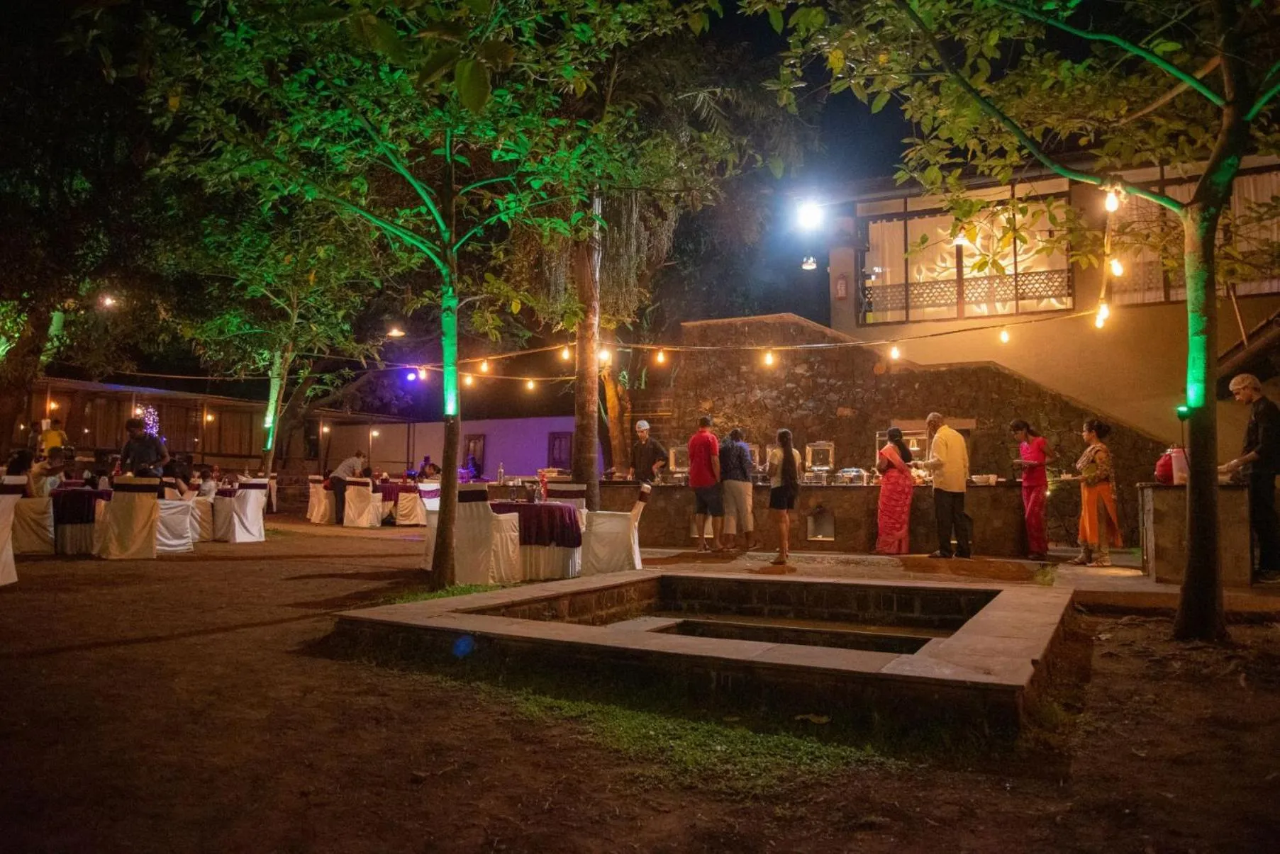 Dinner in Malhar Machi Mountain Resorts