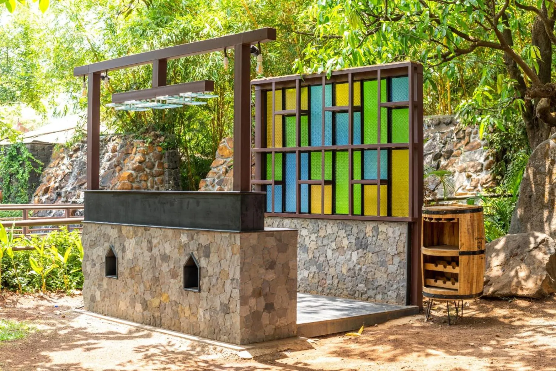 Evening entertainment in Malhar Machi Mountain Resorts