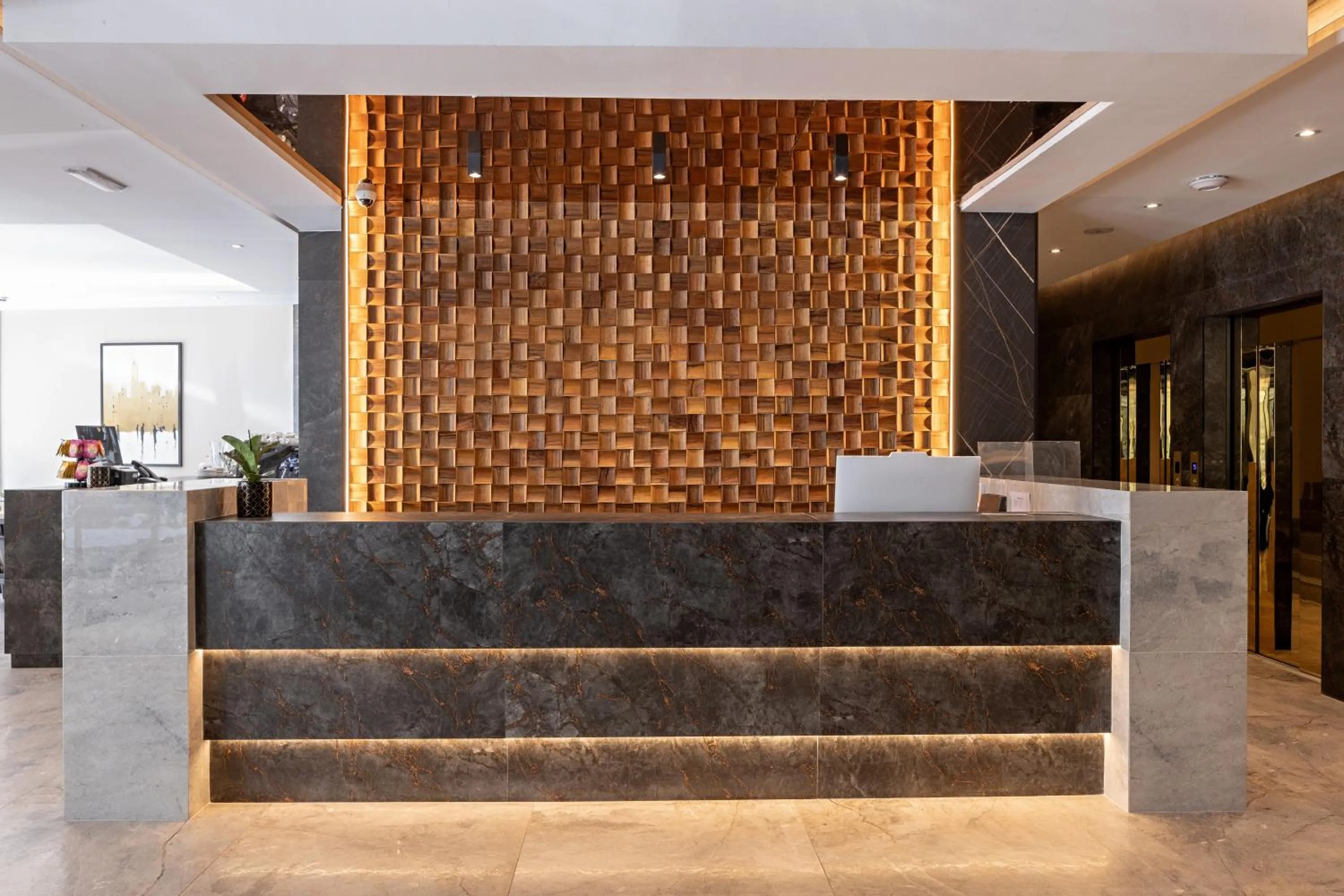 Lobby or reception in Nobel Design Hotel