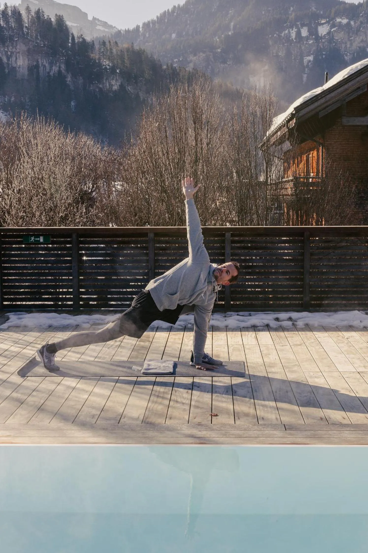 Fitness centre/facilities in Hotel Post Bezau