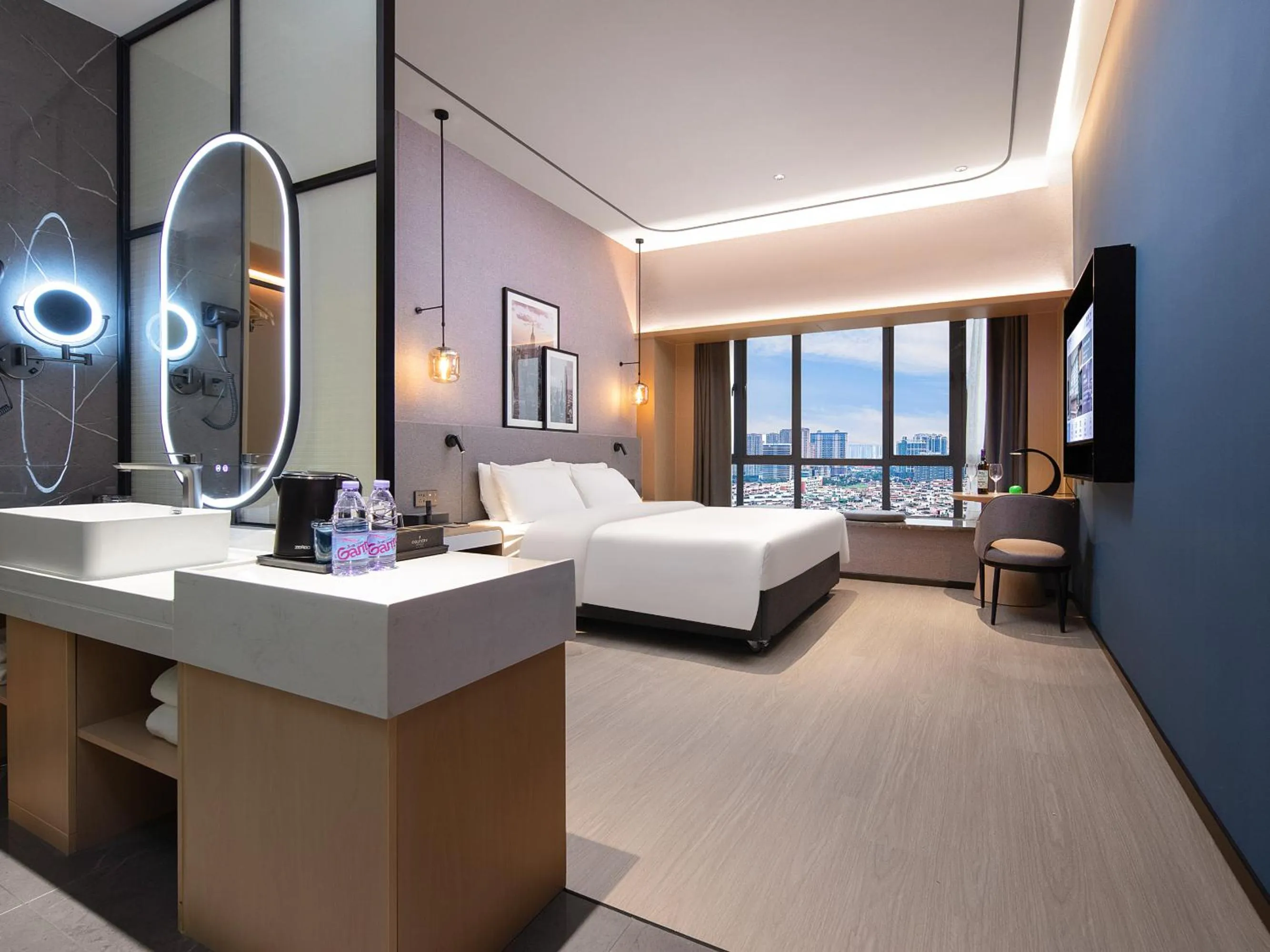 Bed in 丽怡酒店 台山东门店 Country Inn & Suites by Radisson - Taishan East Branch