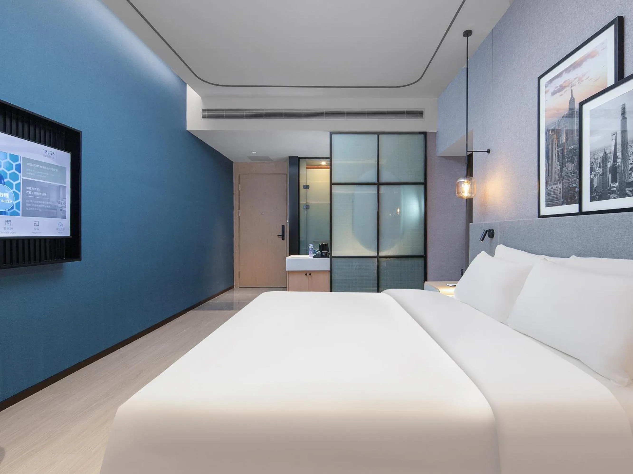Bed in 丽怡酒店 台山东门店 Country Inn & Suites by Radisson - Taishan East Branch