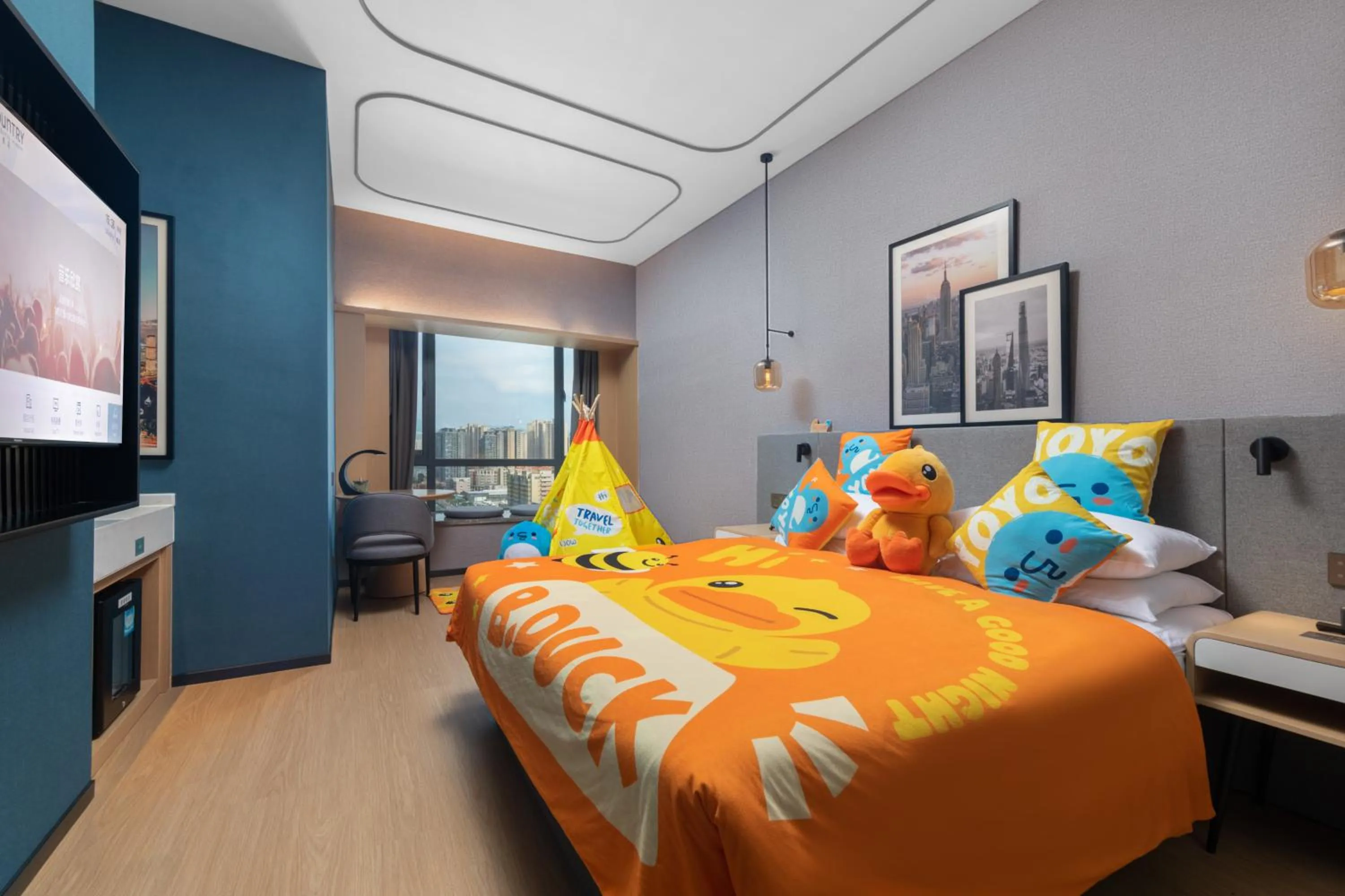 Bed in 丽怡酒店 台山东门店 Country Inn & Suites by Radisson - Taishan East Branch