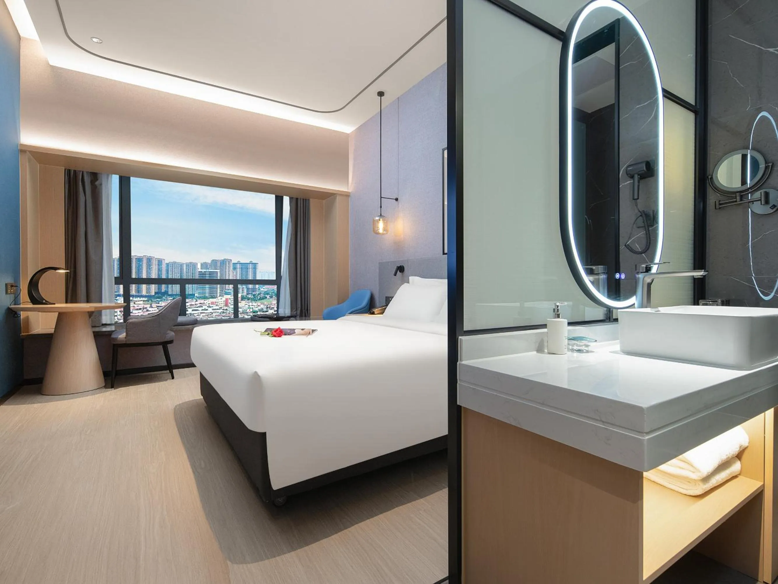 Bed in 丽怡酒店 台山东门店 Country Inn & Suites by Radisson - Taishan East Branch