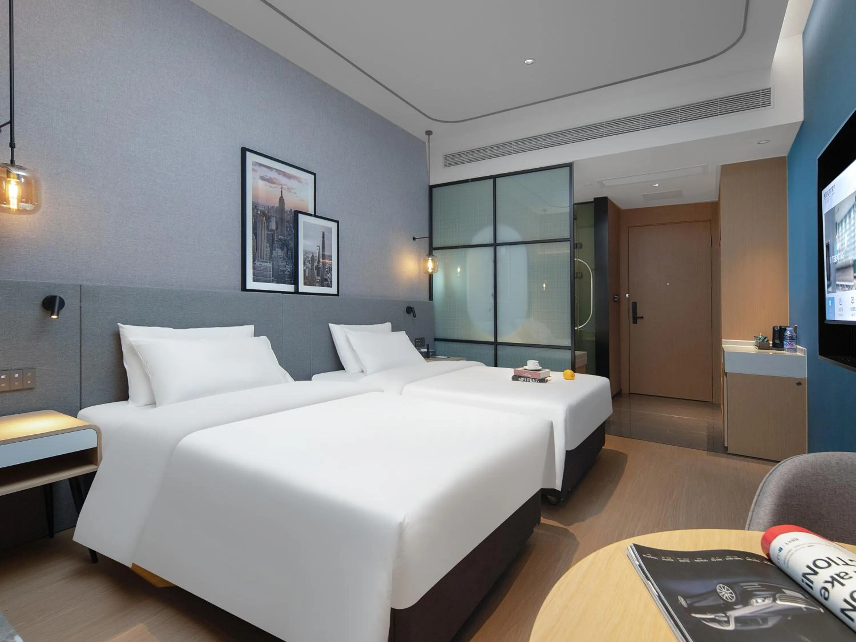 Bed in 丽怡酒店 台山东门店 Country Inn & Suites by Radisson - Taishan East Branch