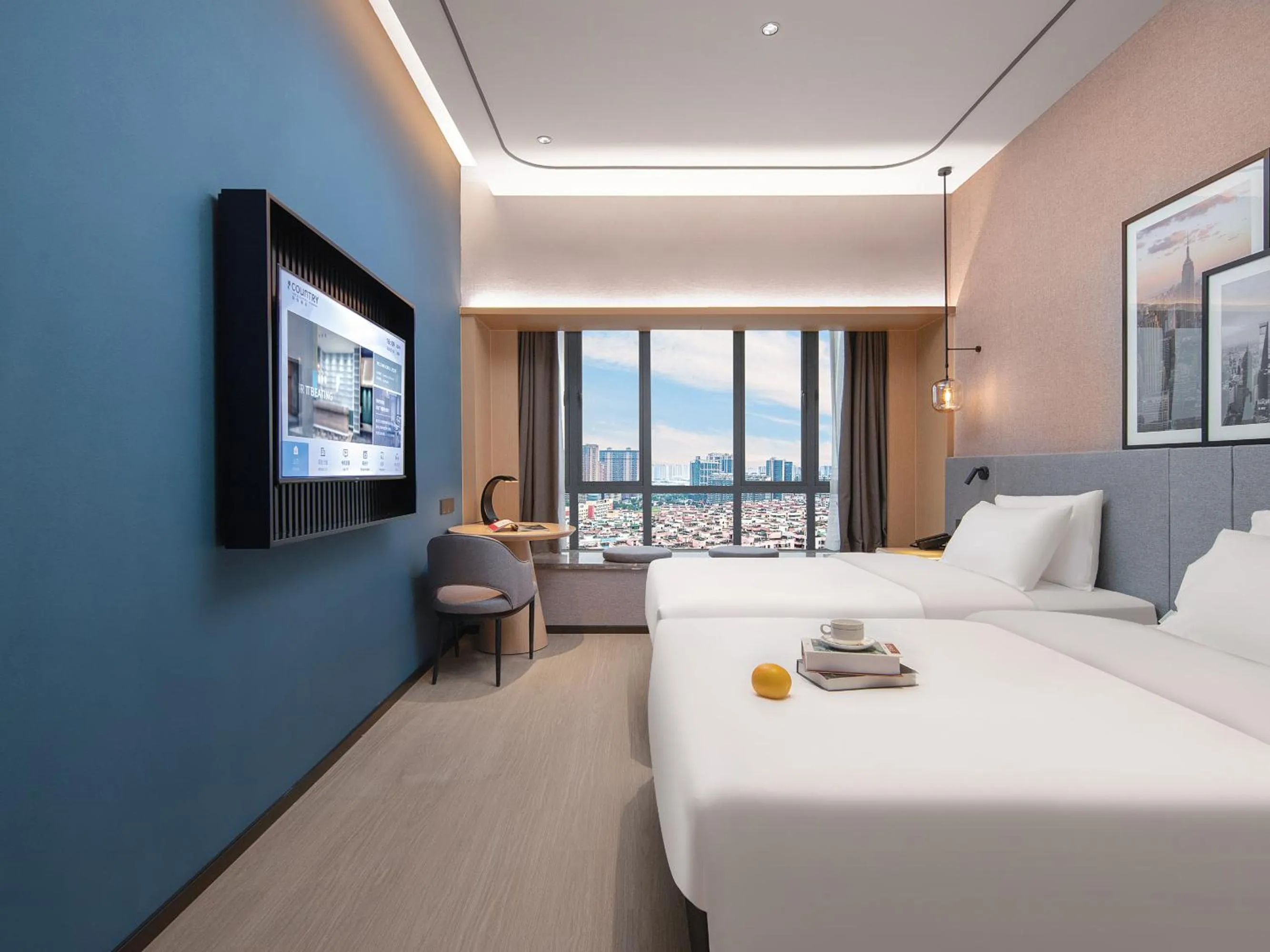 Bed in 丽怡酒店 台山东门店 Country Inn & Suites by Radisson - Taishan East Branch