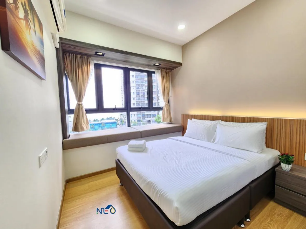 Bed in Country Garden Danga Bay InStyle Sea View Homestay Suite by NEO