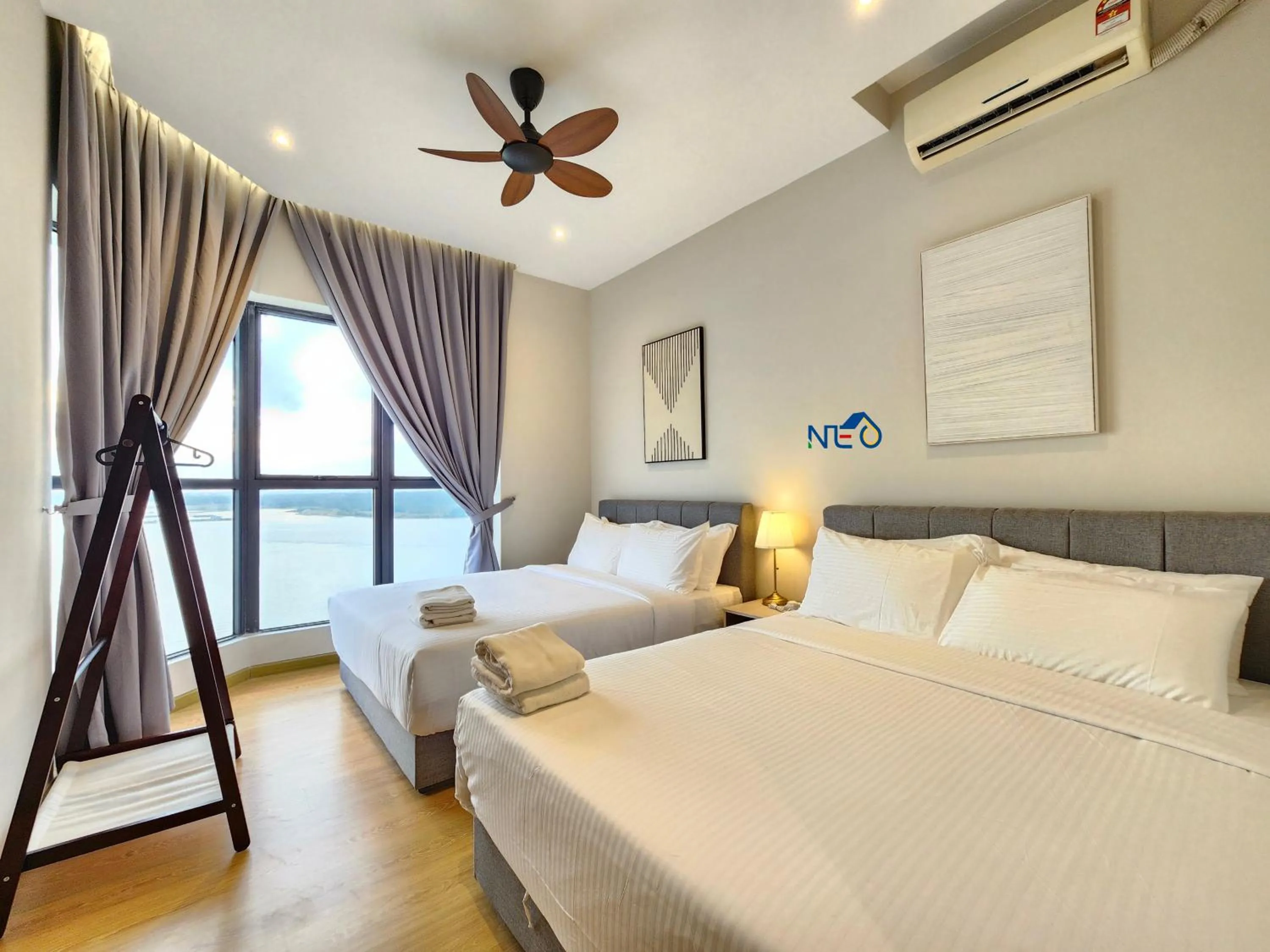 Bed in Country Garden Danga Bay InStyle Sea View Homestay Suite by NEO