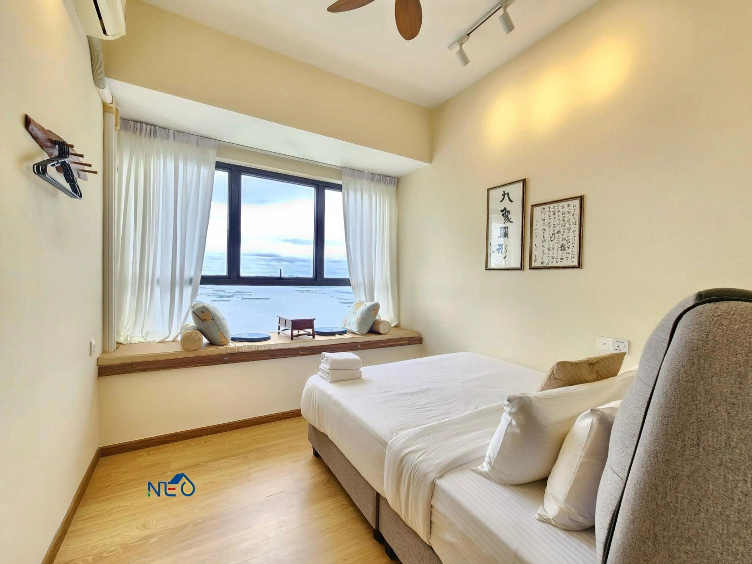 Bed in Country Garden Danga Bay InStyle Sea View Homestay Suite by NEO