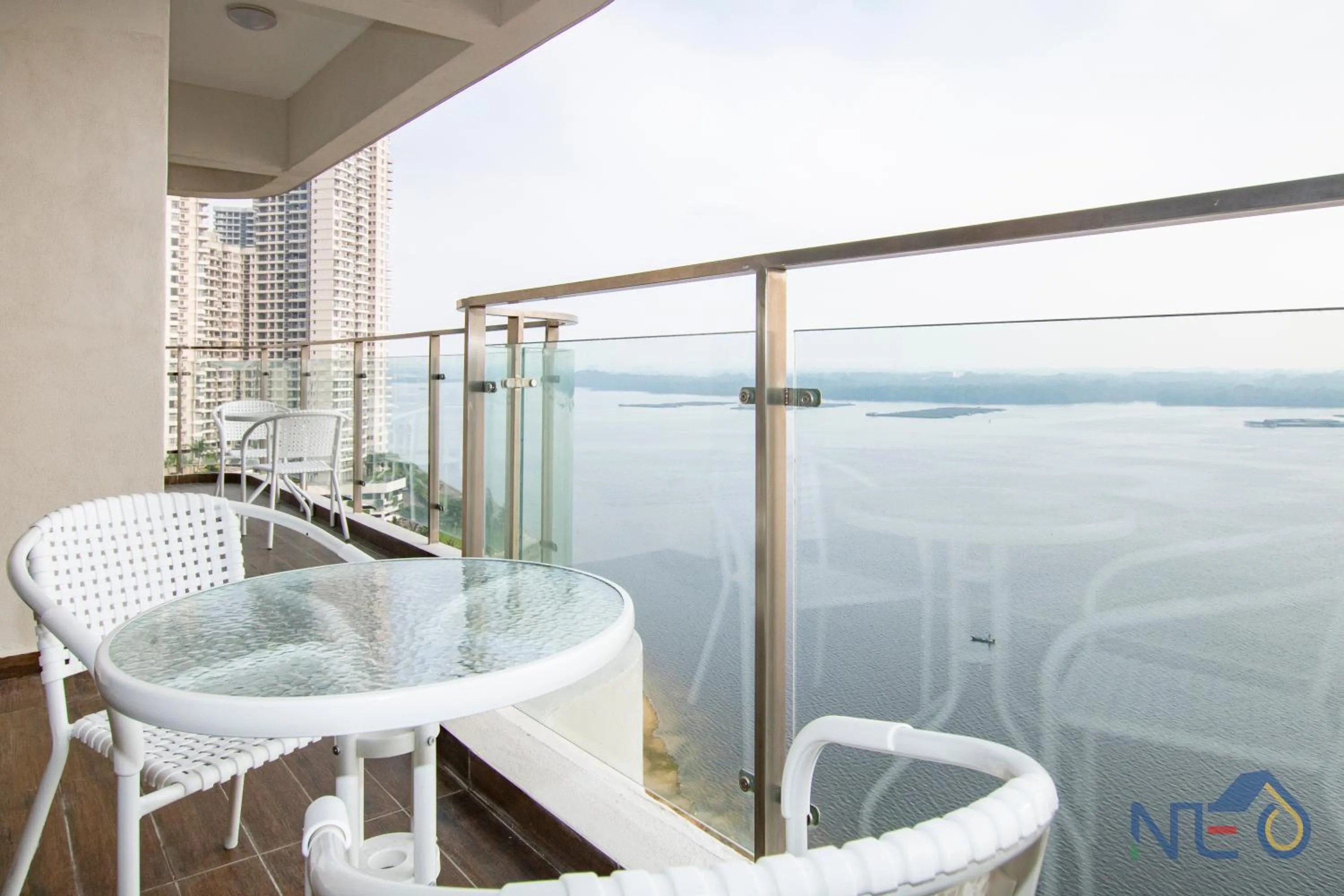 Balcony/Terrace in Country Garden Danga Bay InStyle Sea View Homestay Suite by NEO