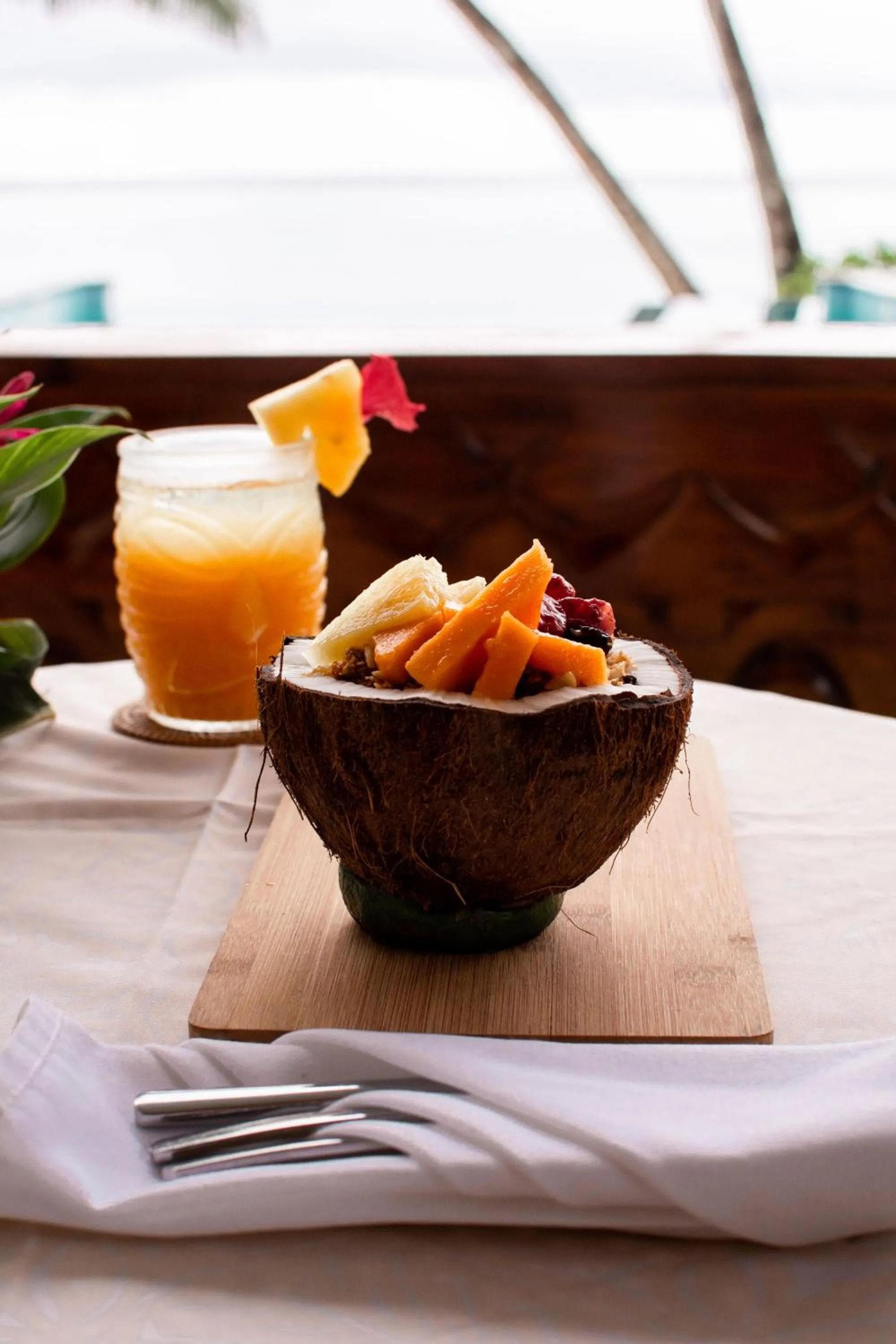 Food and drinks in Little Polynesian Resort