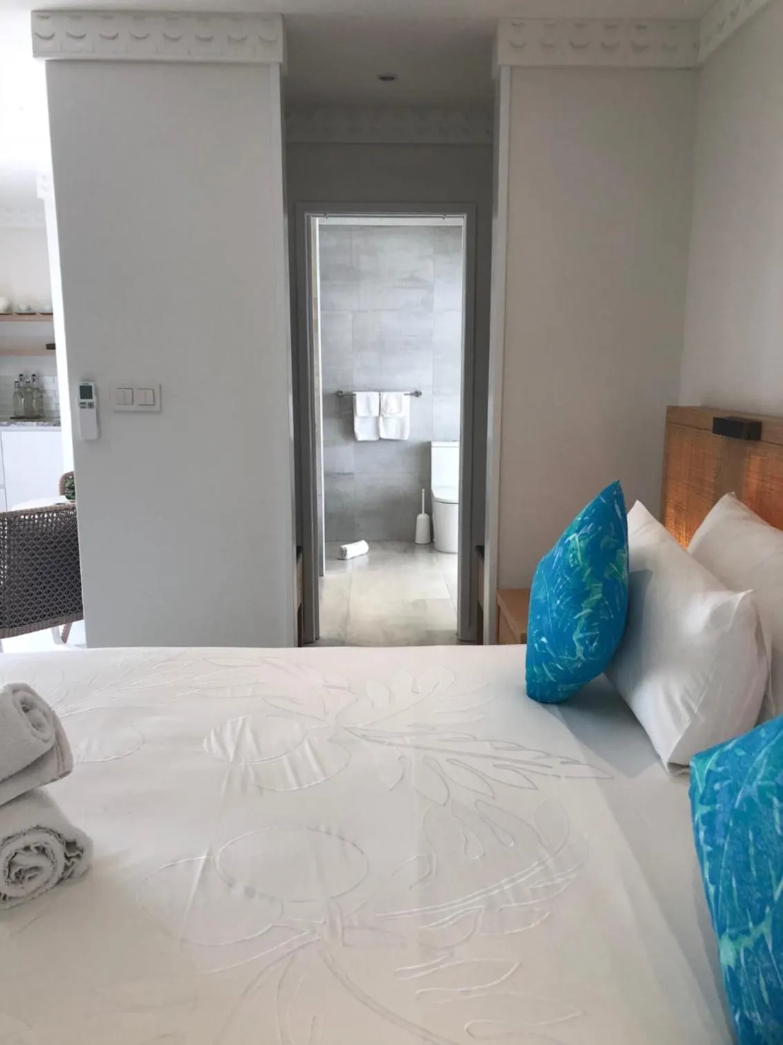 Bed in Little Polynesian Resort