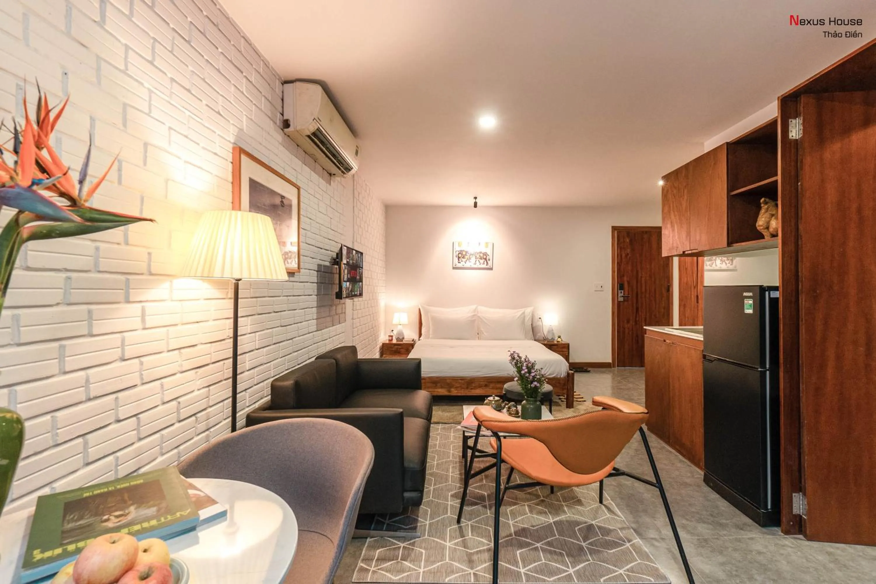 Seating area in Nexus House Garden Thao Dien