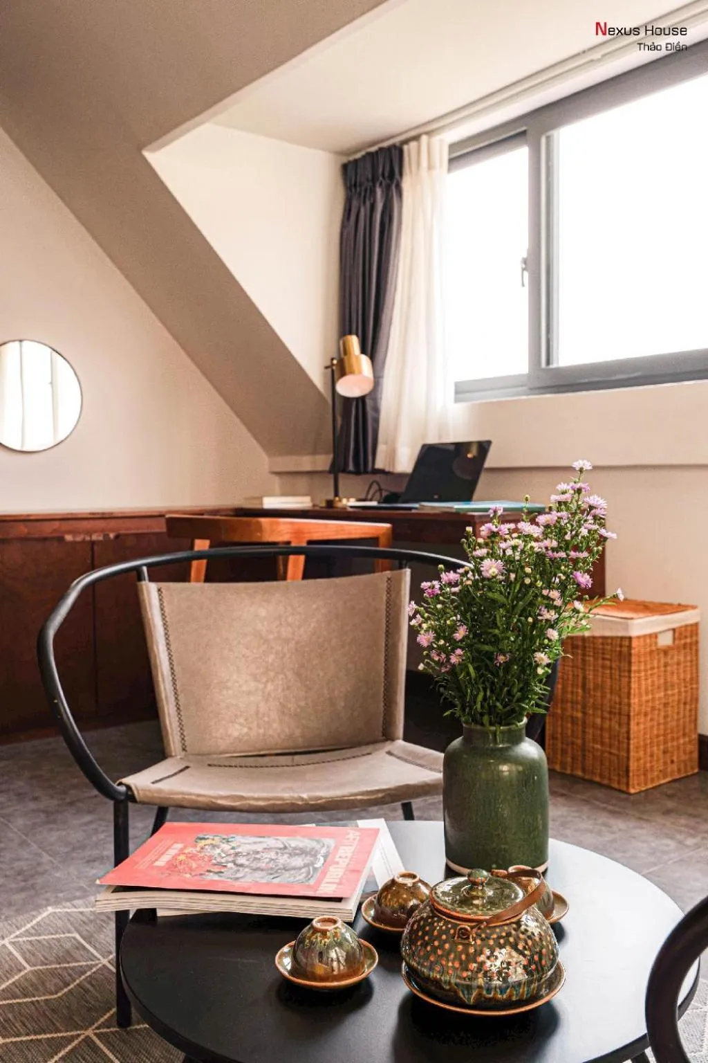 Seating area in Nexus House Garden Thao Dien