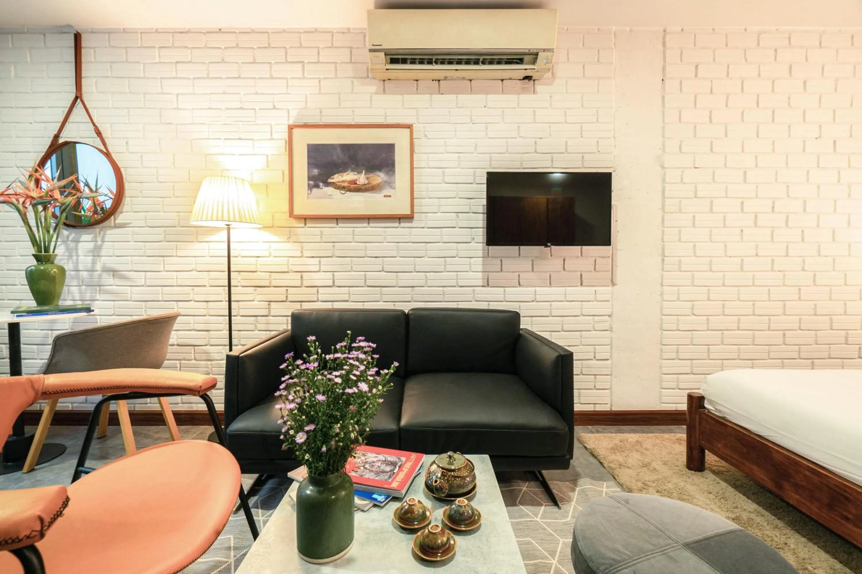 Living room in Nexus House Garden Thao Dien