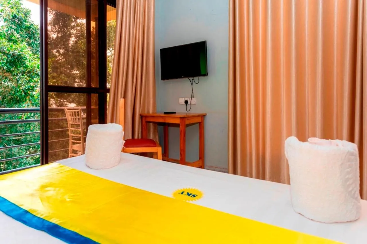 Bed in Sky Beach Hotel