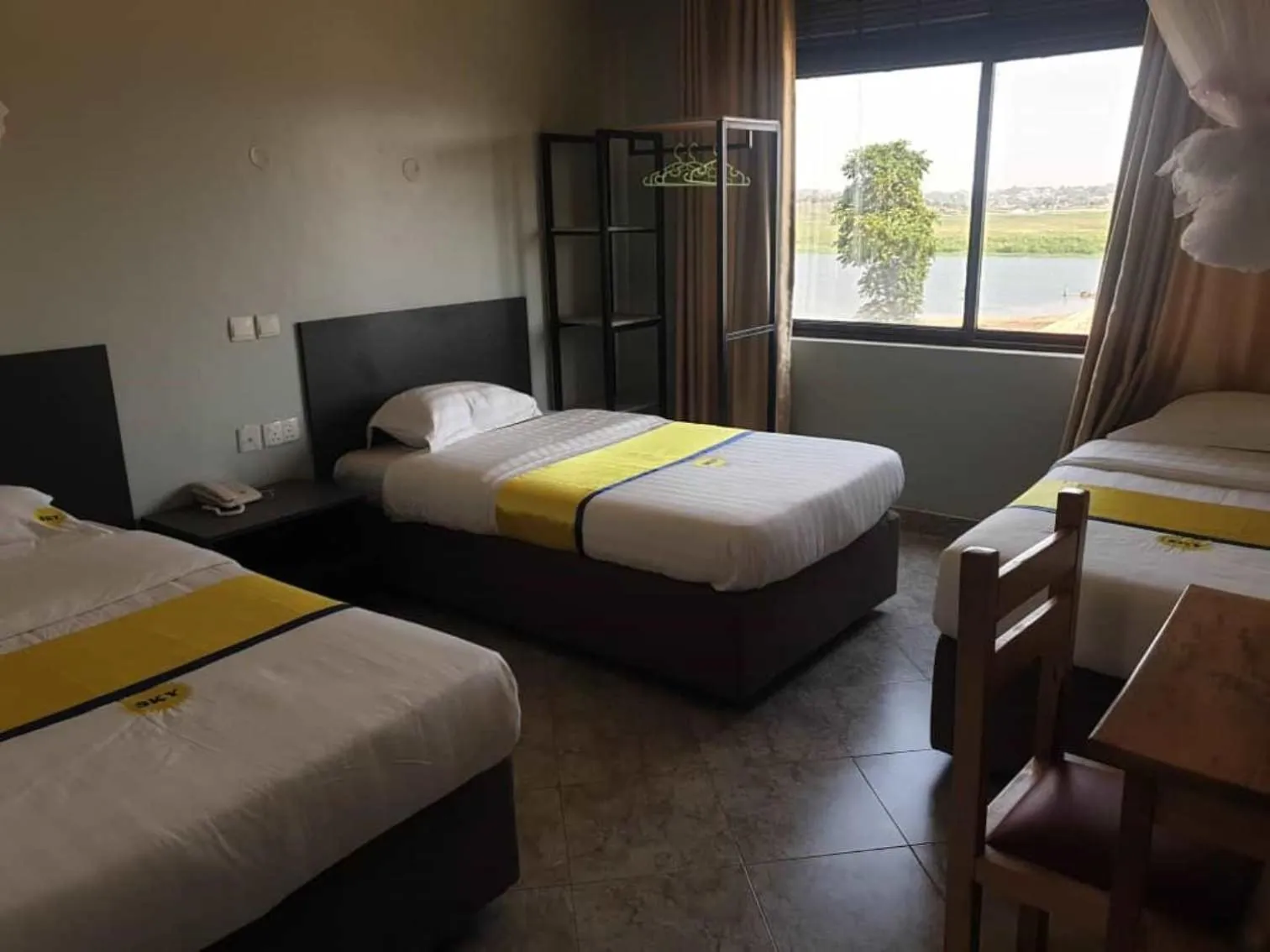 Bed in Sky Beach Hotel