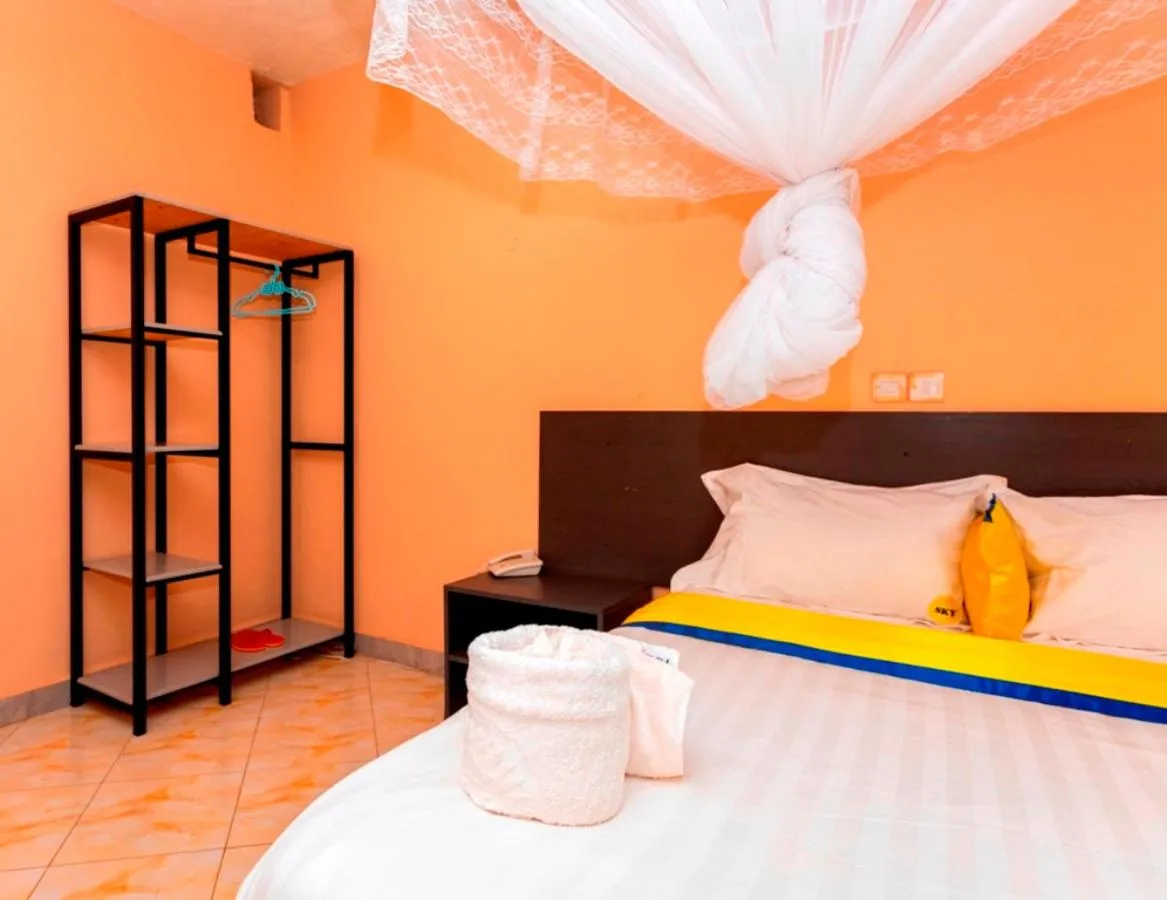 Bed in Sky Beach Hotel