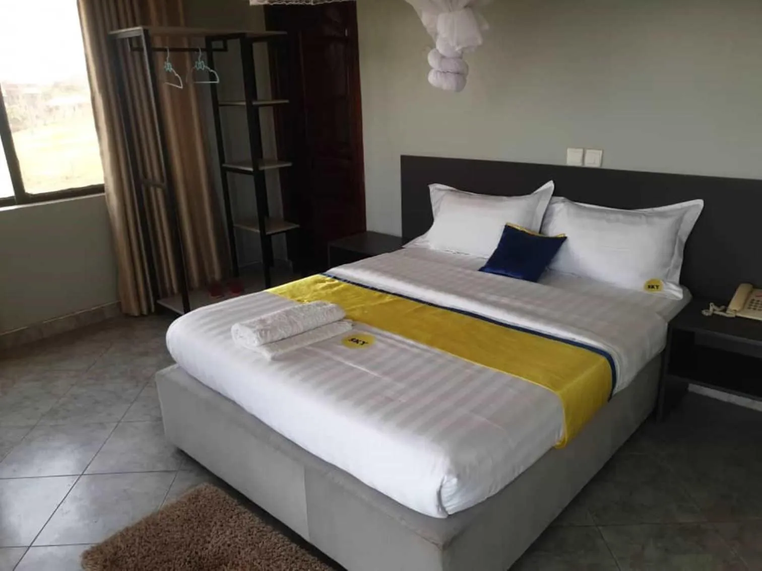 Bed in Sky Beach Hotel