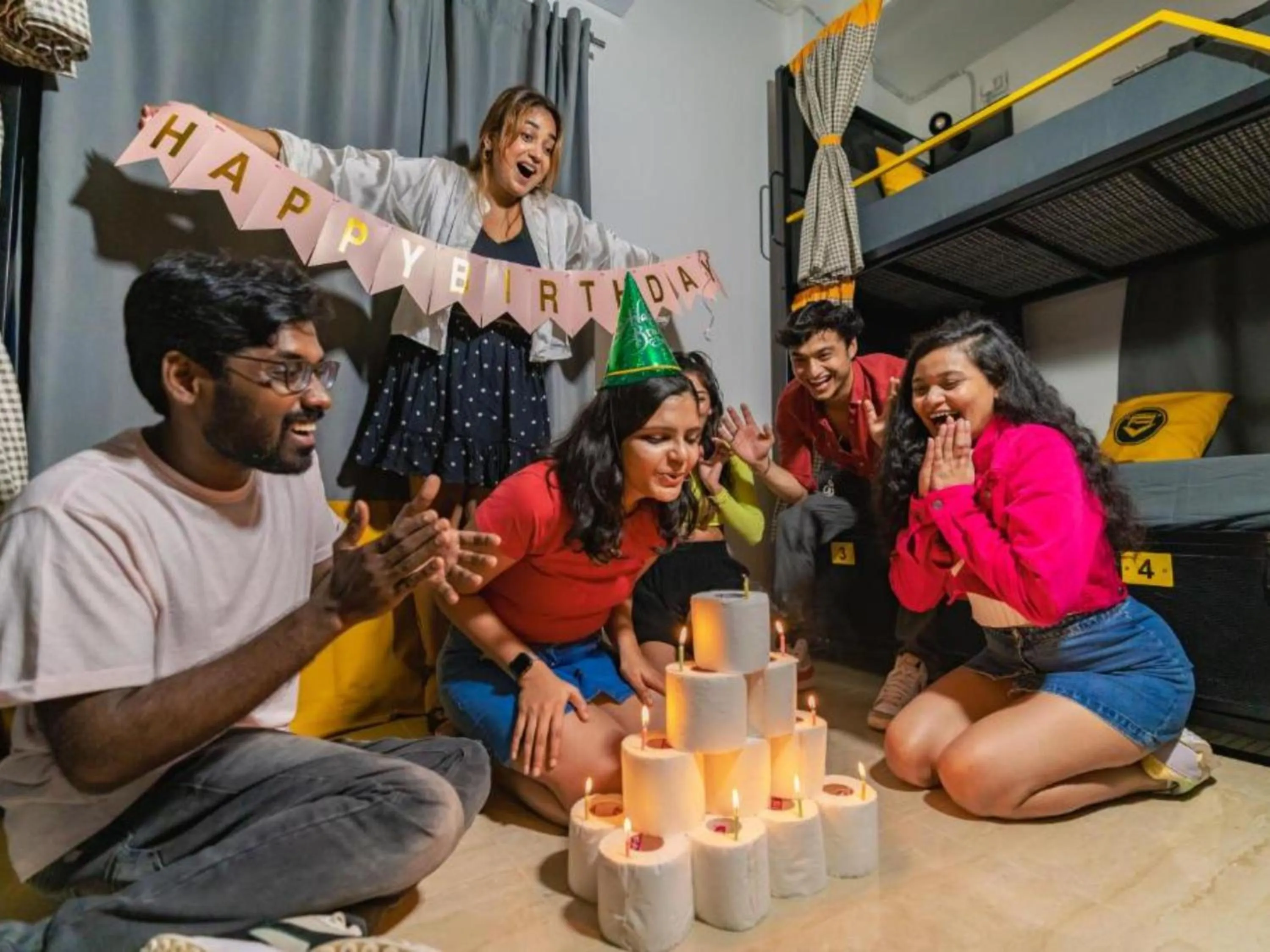 People in The Hosteller Bangalore, Koramangala