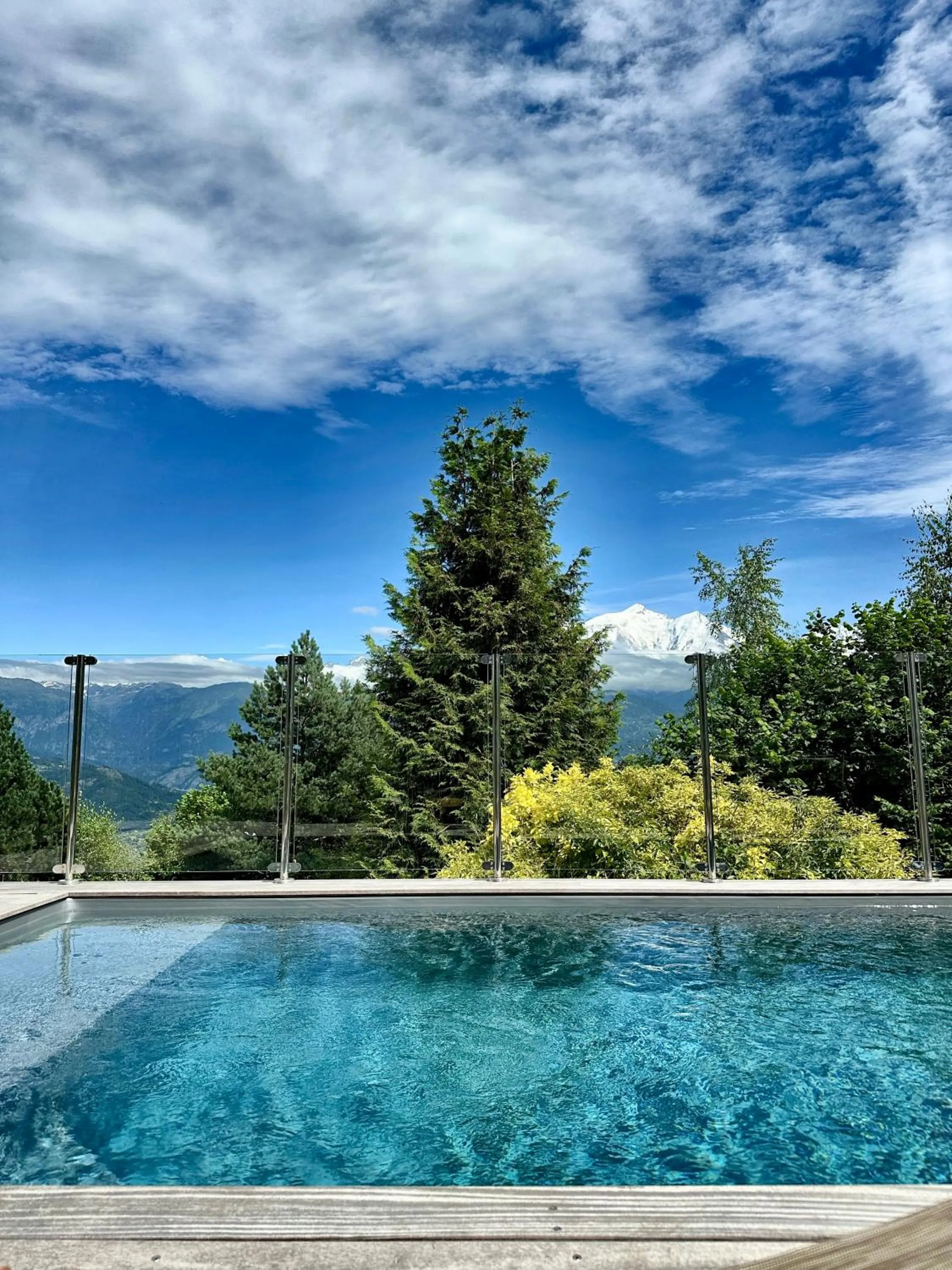 Mountain view in Le Chalet Hôtel Cordon Adults Only