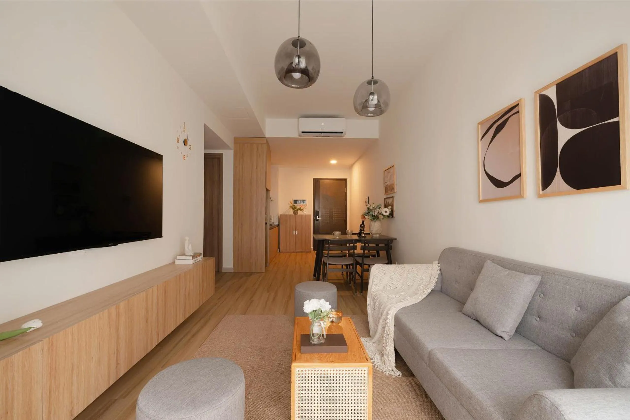 TV and multimedia in Otis Soho Saigon Balcony Apartment