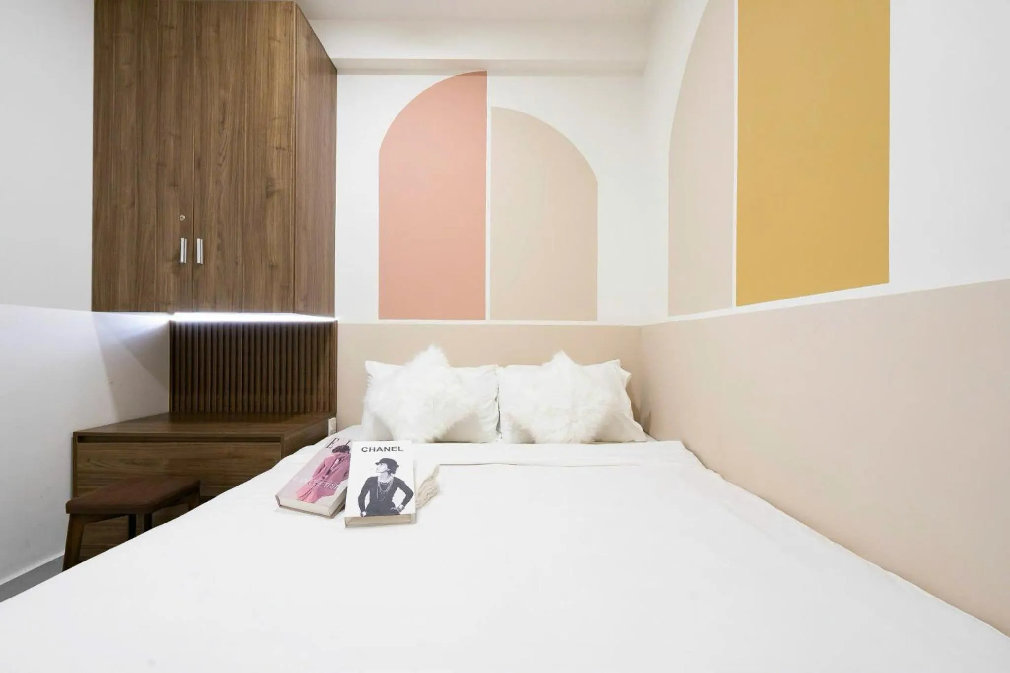 Bed in Otis Soho Saigon Balcony Apartment