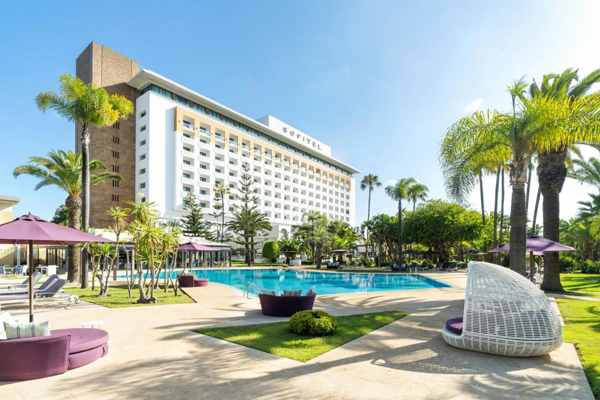 Swimming pool in Sofitel Rabat Jardin Des Roses
