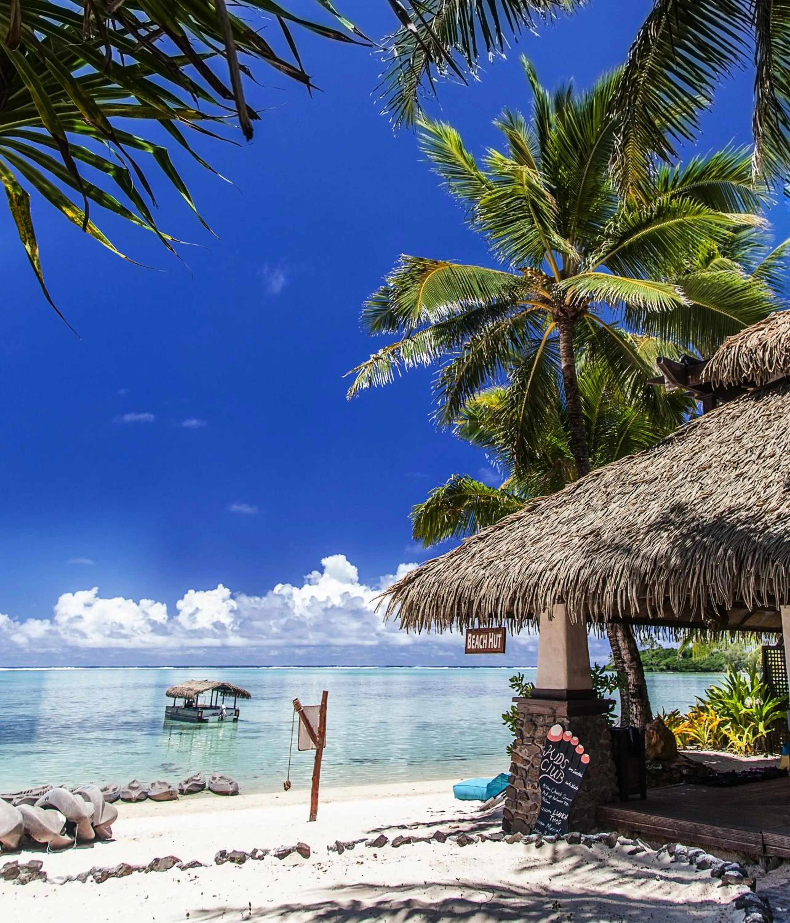 Beach in Pacific Resort Rarotonga