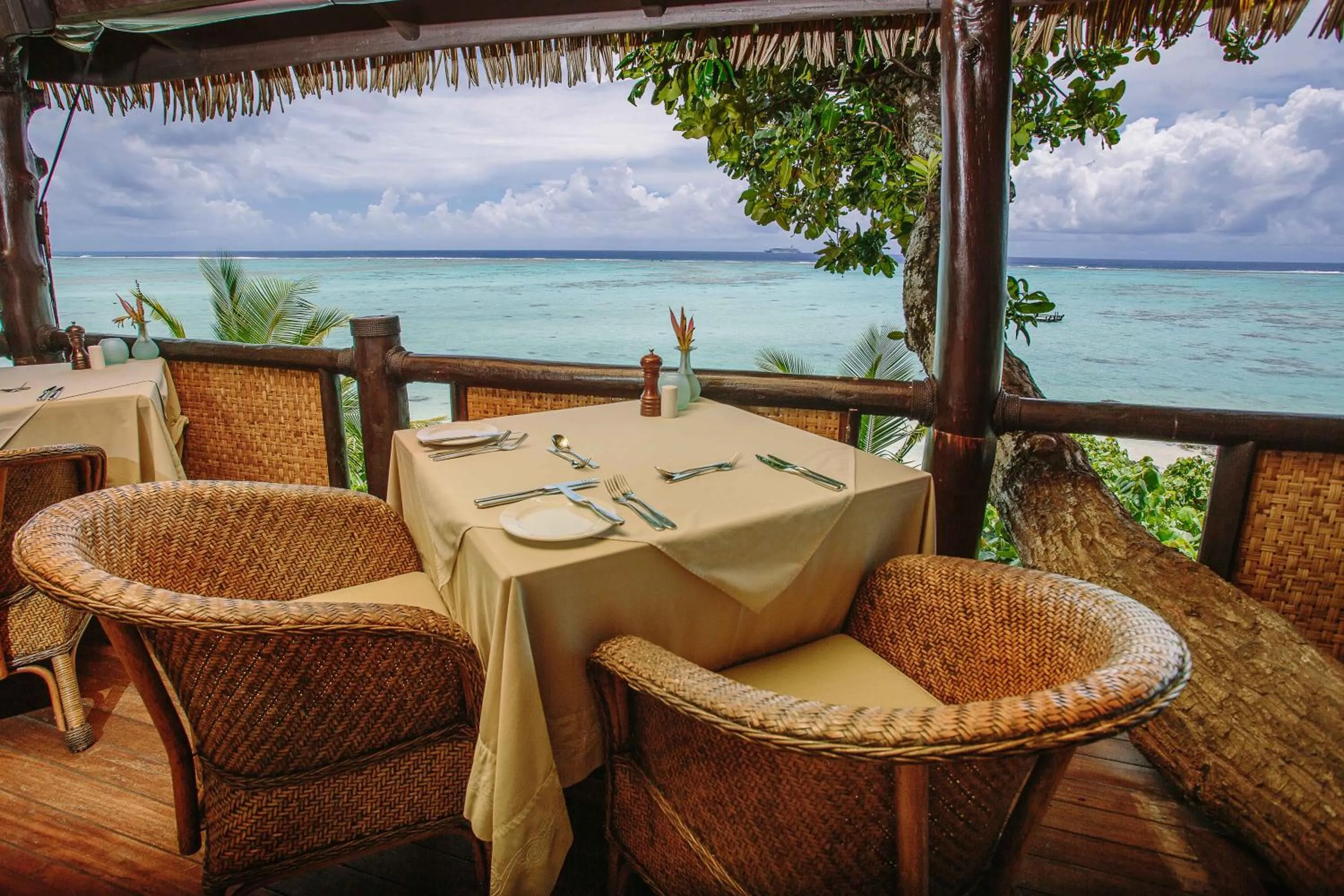 Restaurant/places to eat in Pacific Resort Aitutaki - Adults Only